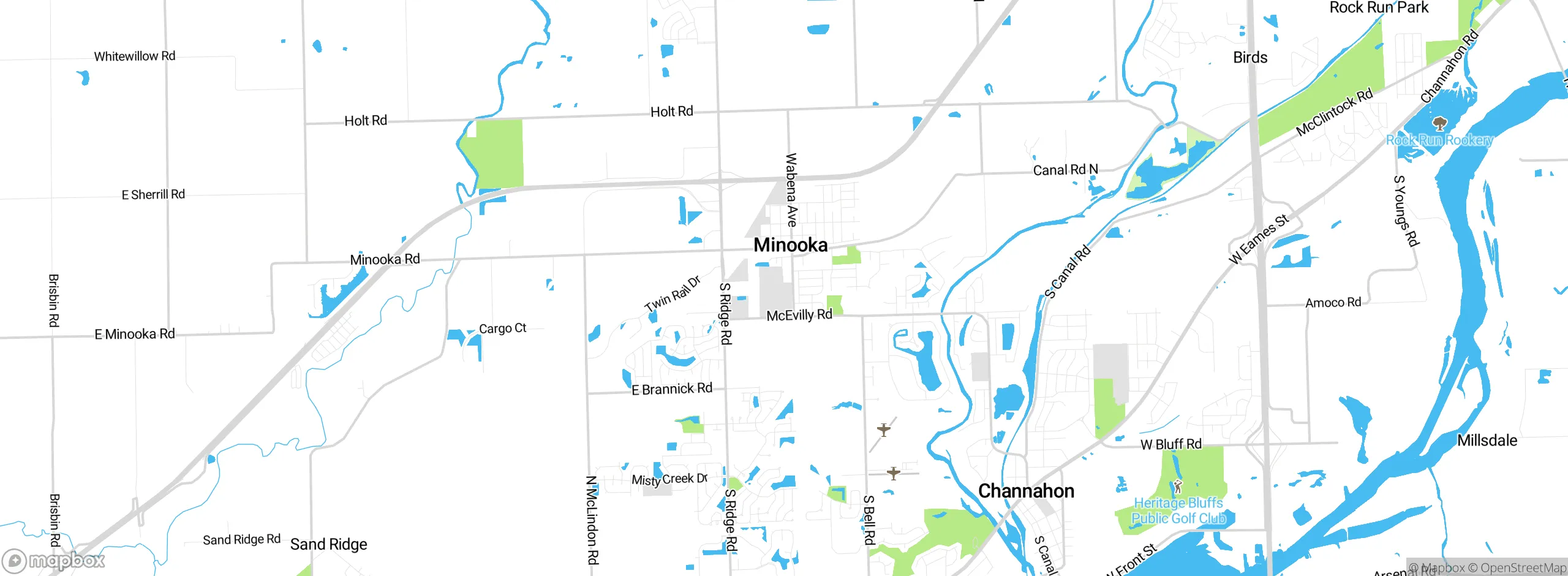 Map showing approximate location