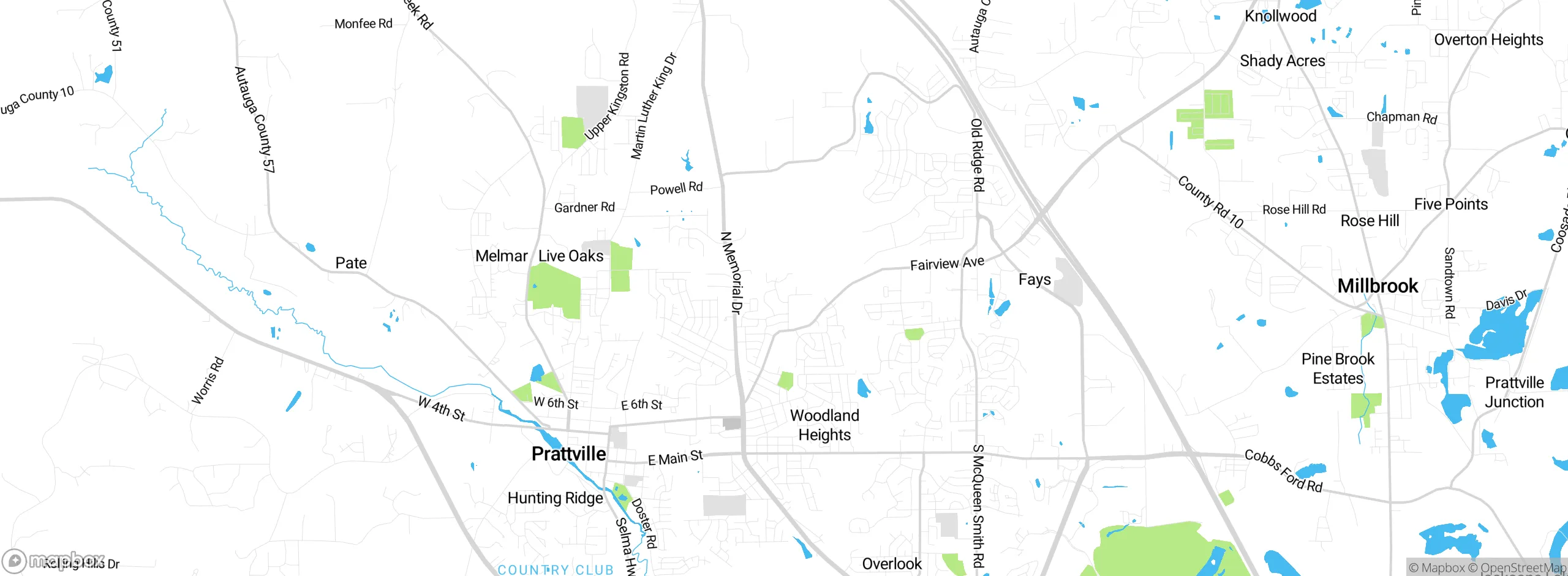 Map showing approximate location