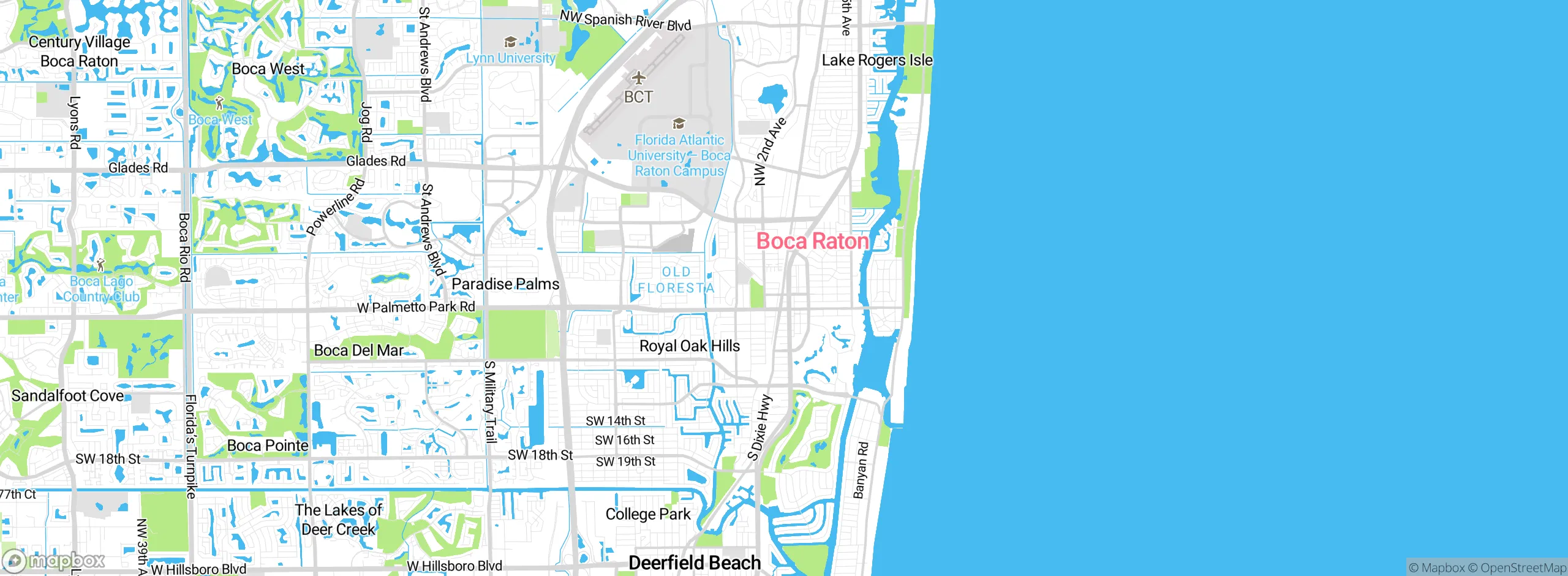 Map showing approximate location