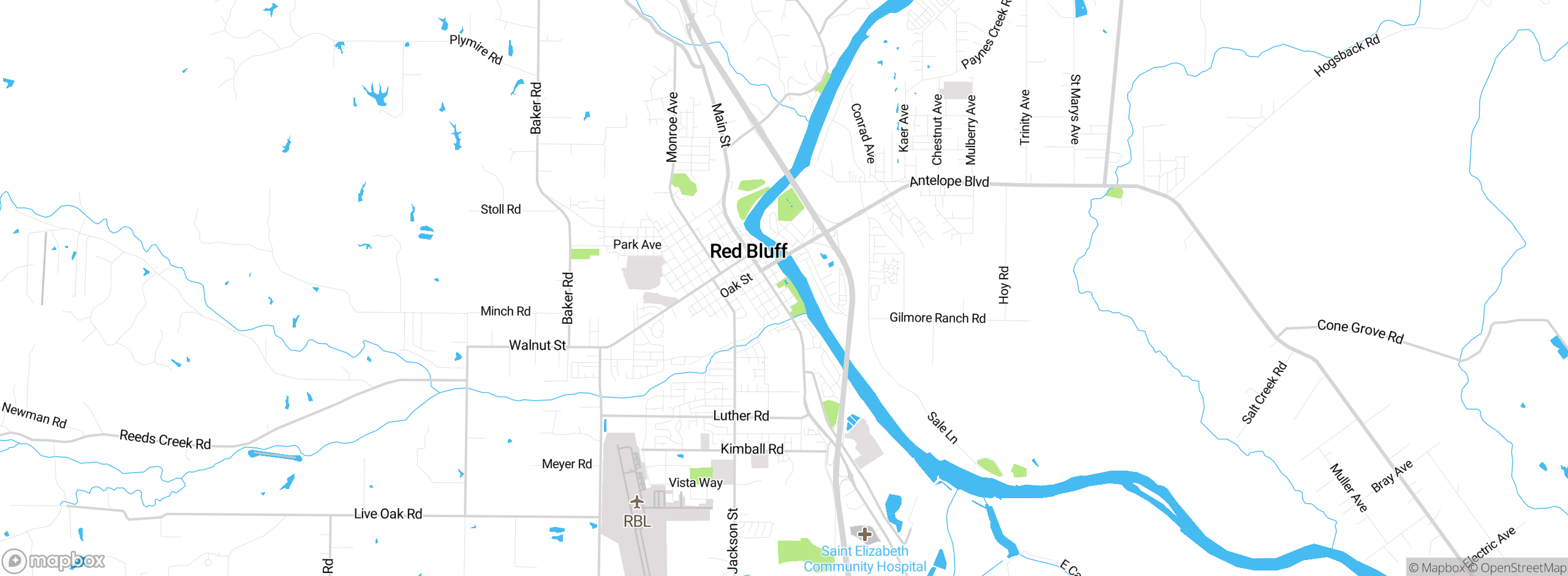Map showing approximate location