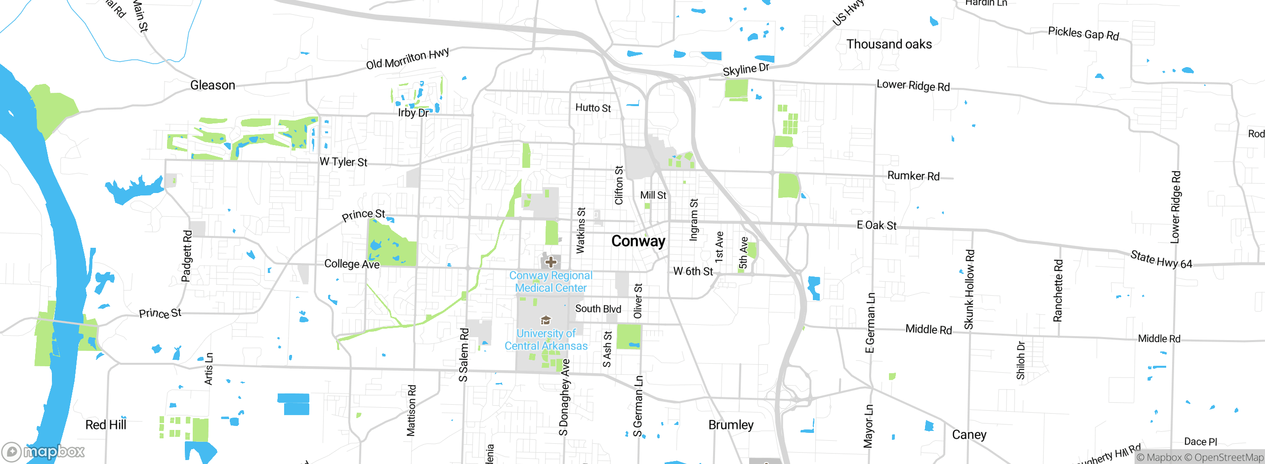 Map showing approximate location