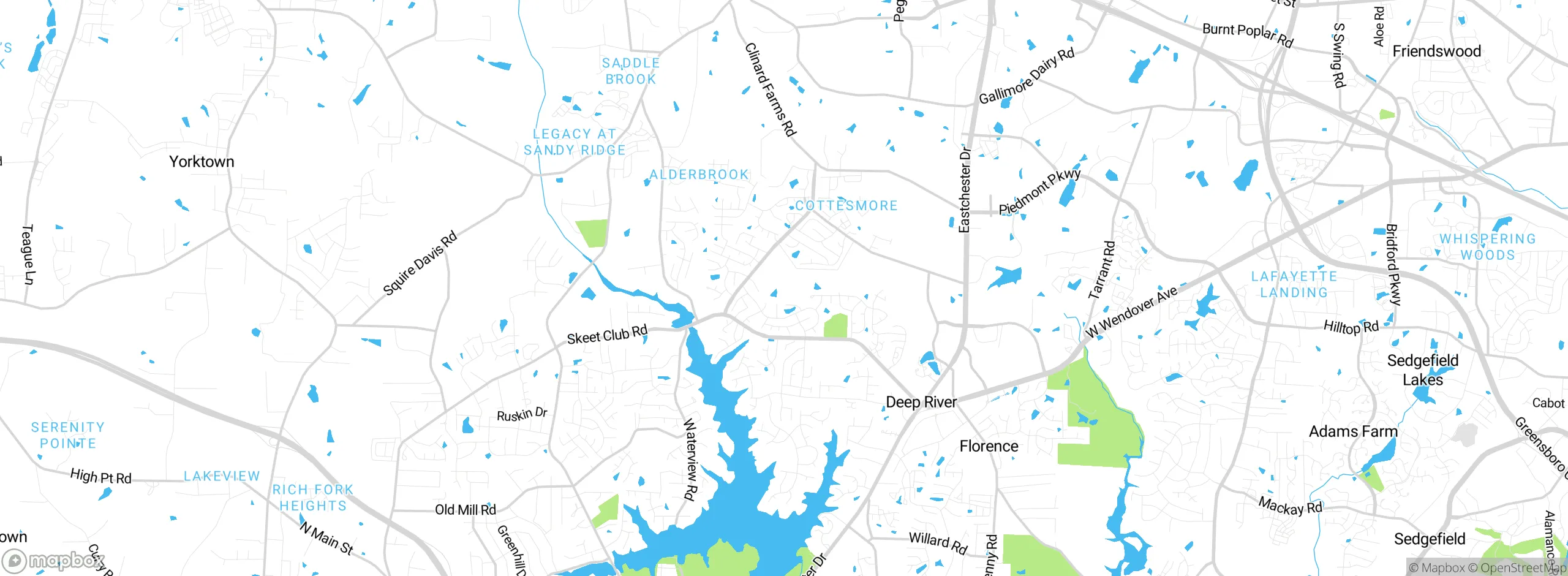 Map showing approximate location