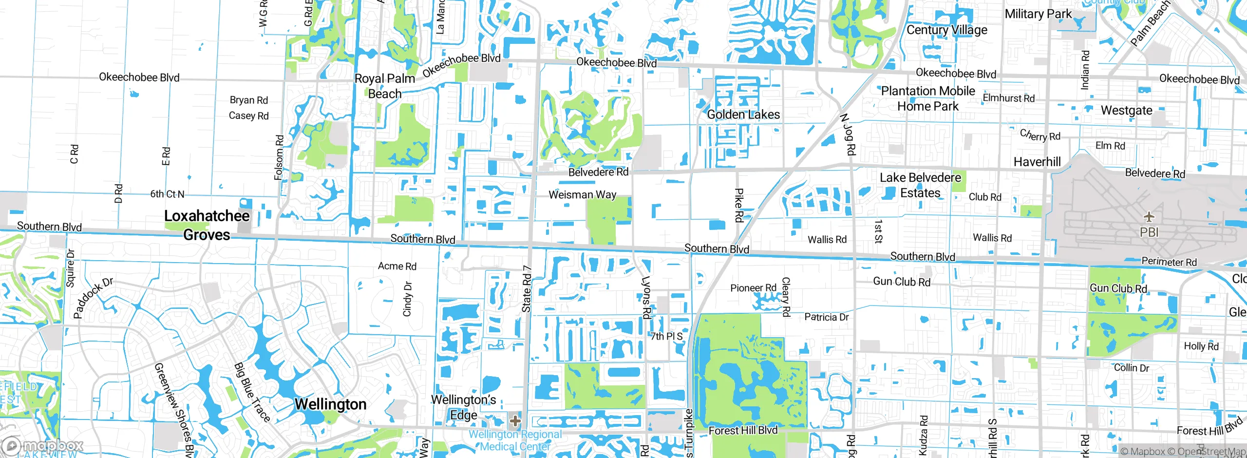 Map showing approximate location