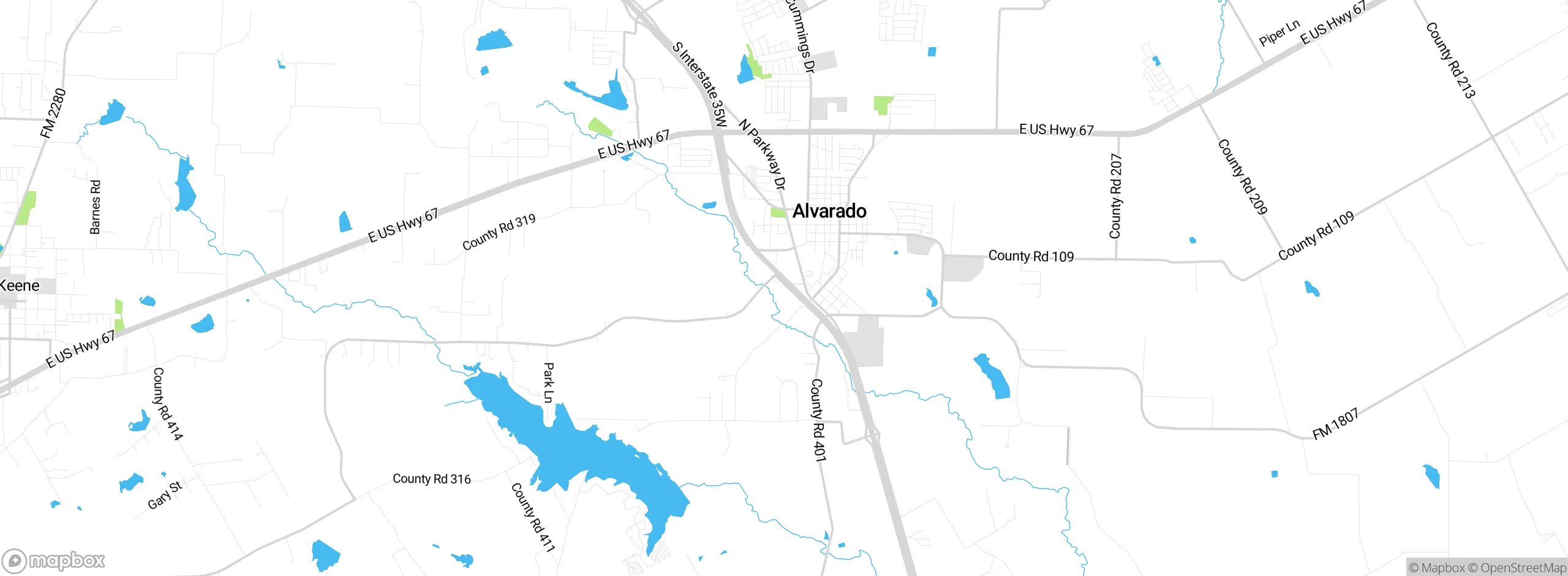 Map showing approximate location