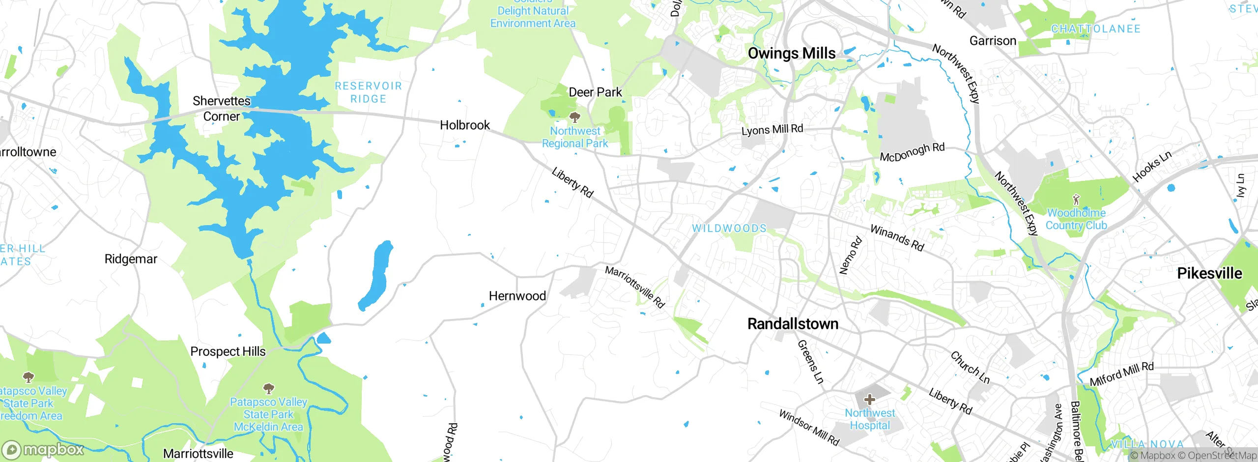 Map showing approximate location
