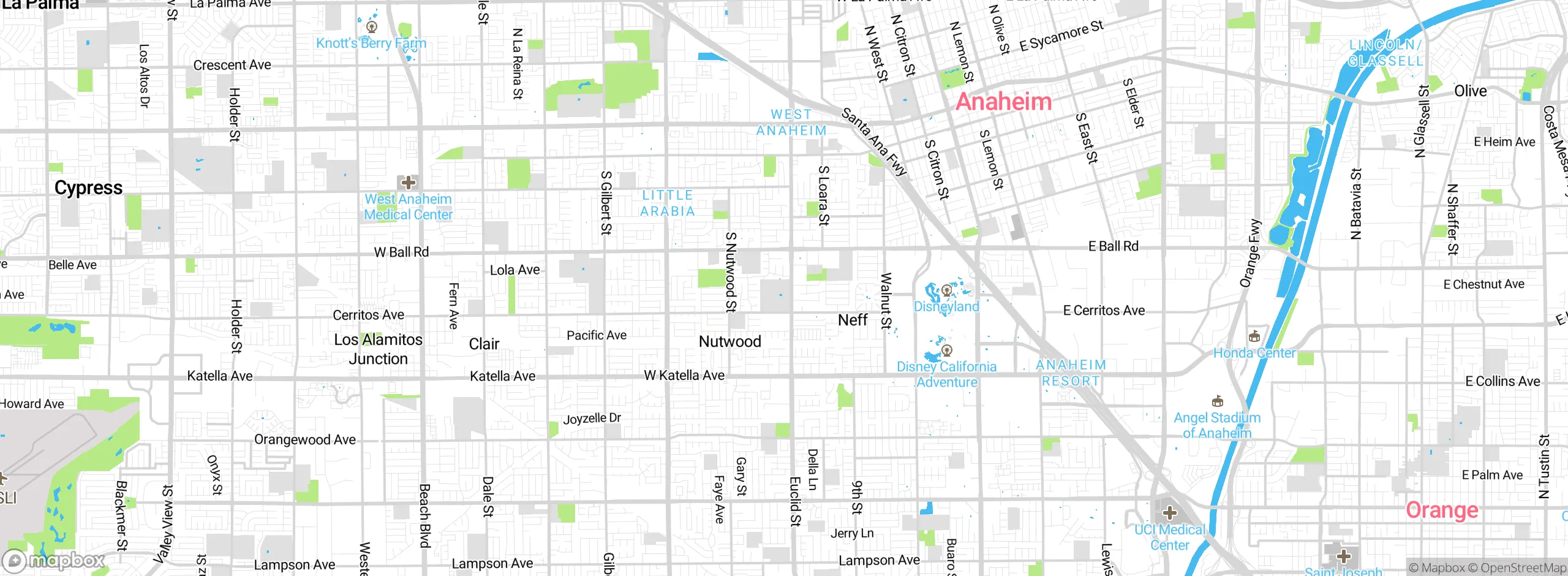 Map showing approximate location