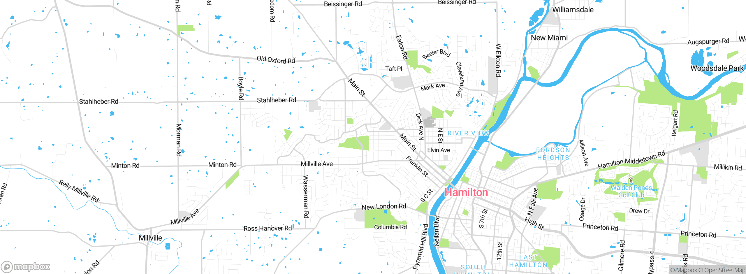 Map showing approximate location