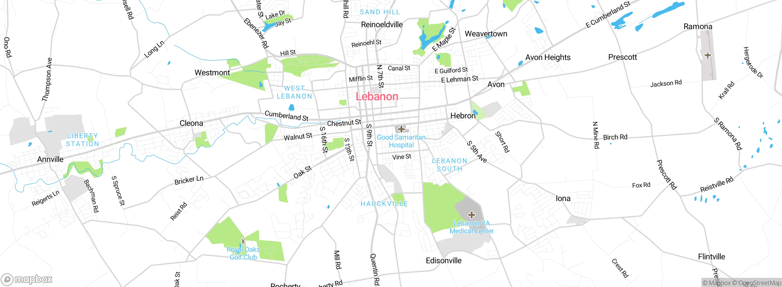 Map showing approximate location