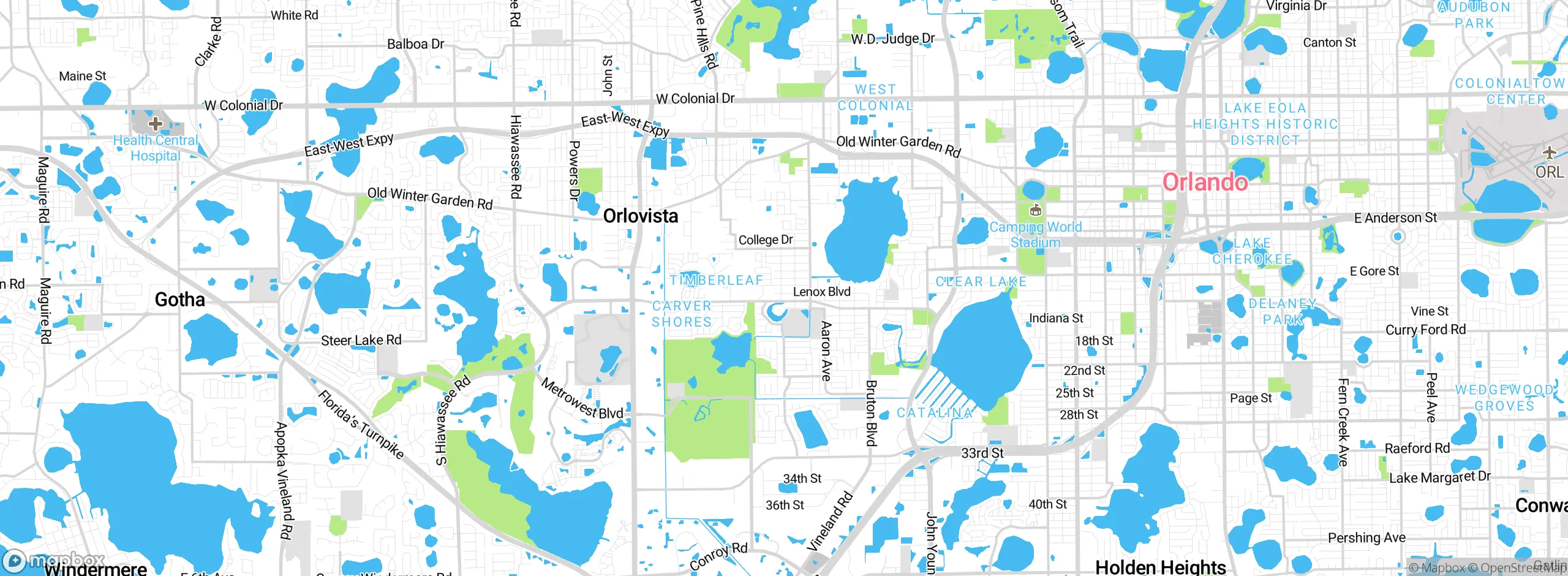 Map showing approximate location