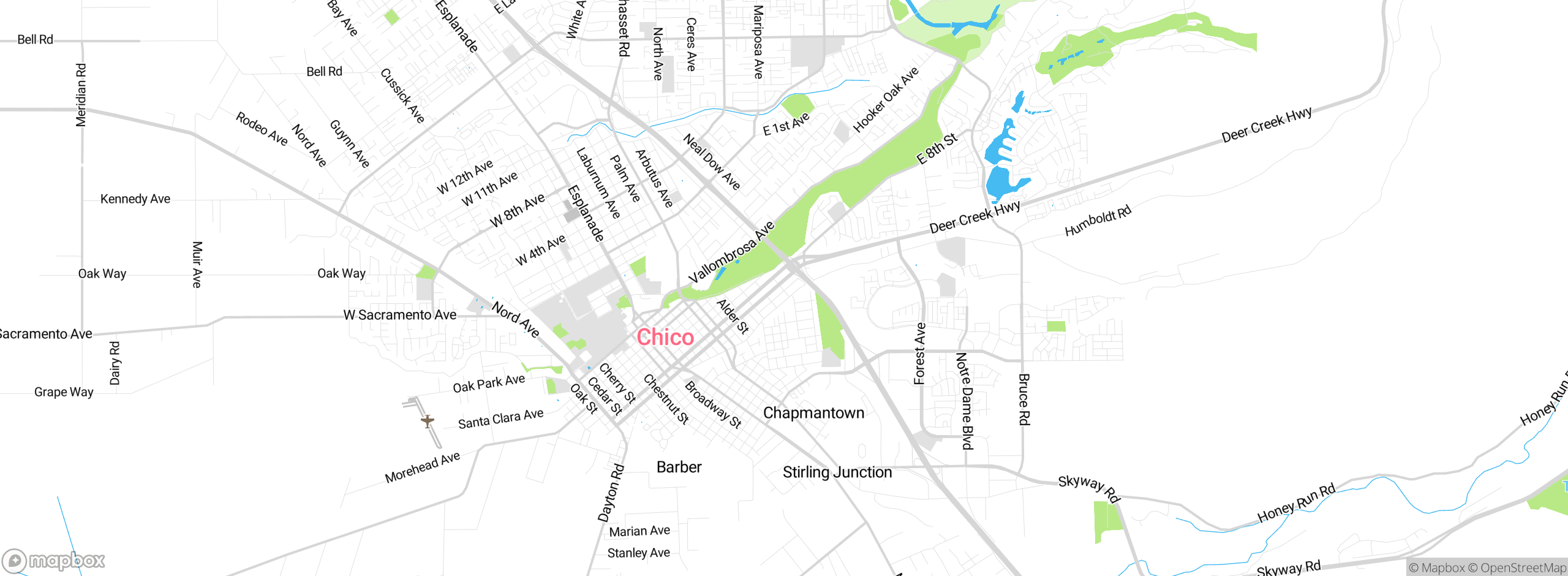 Map showing approximate location