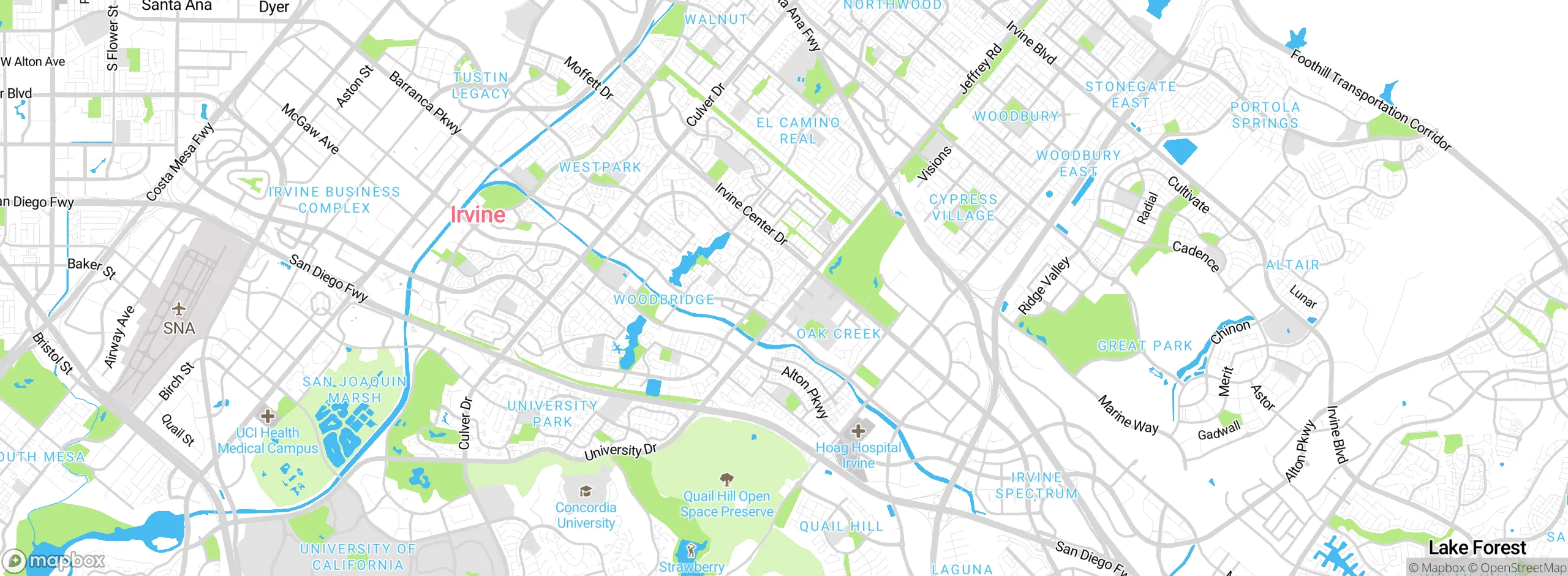 Map showing approximate location