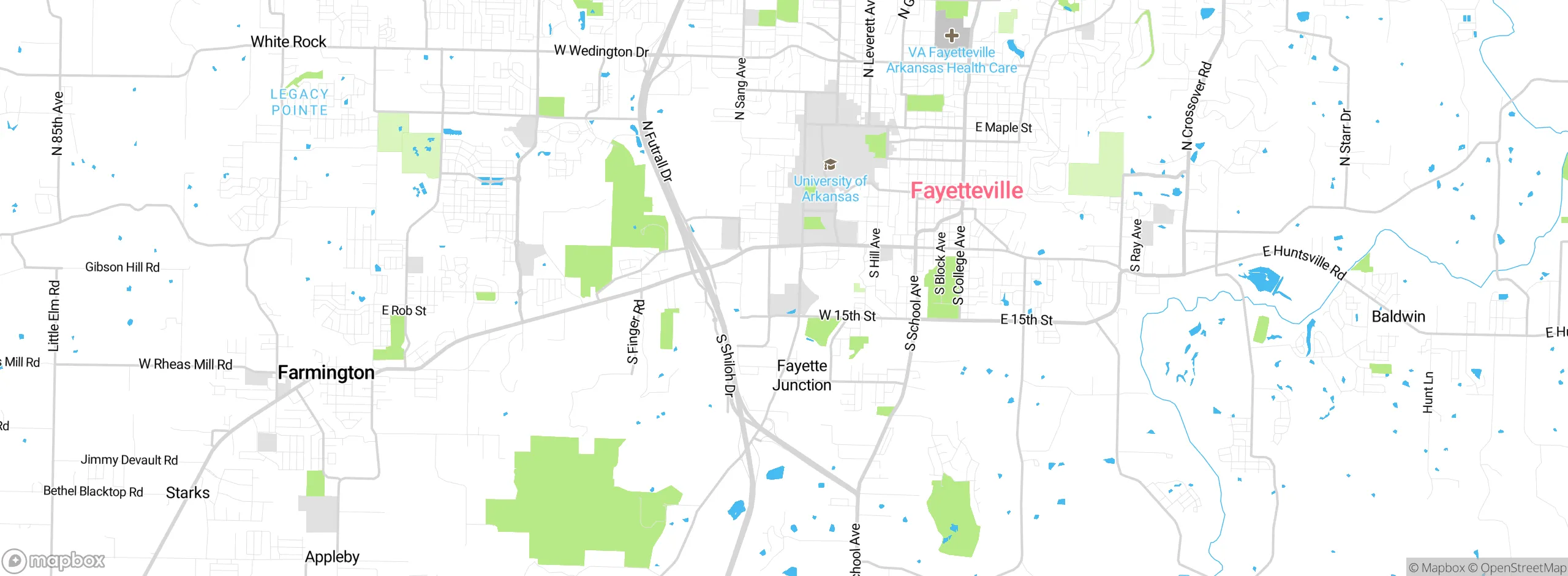Map showing approximate location