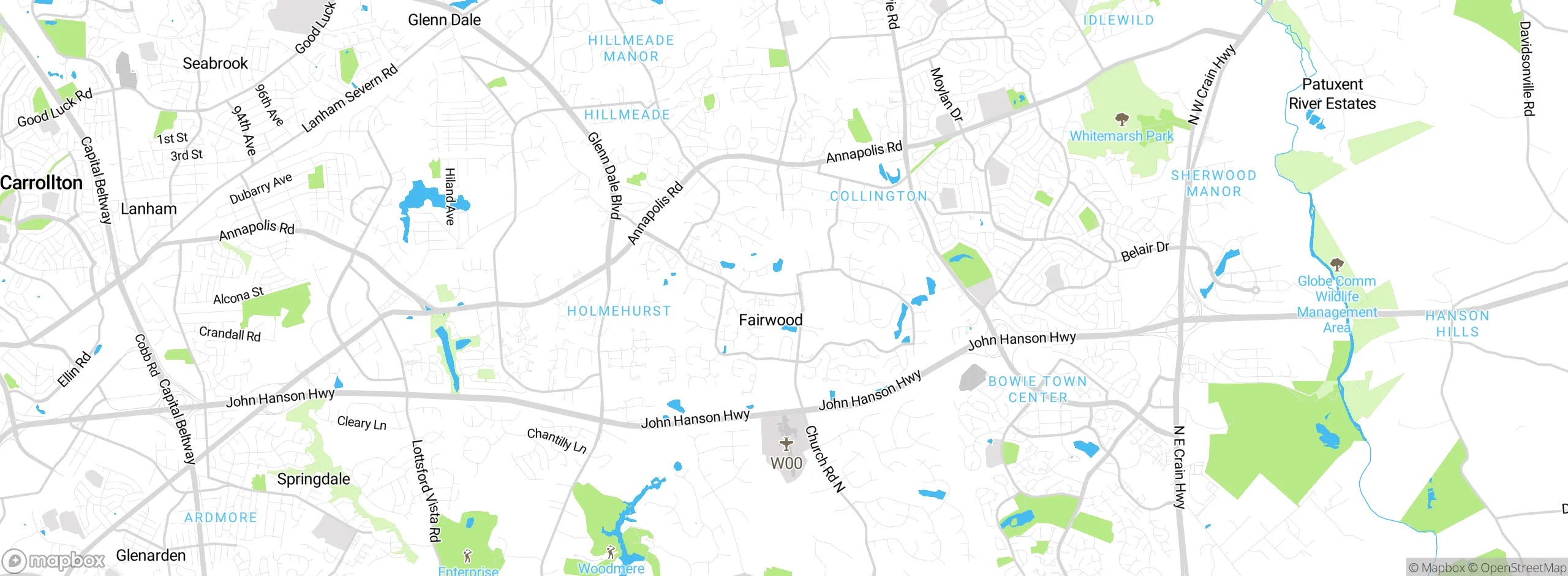 Map showing approximate location