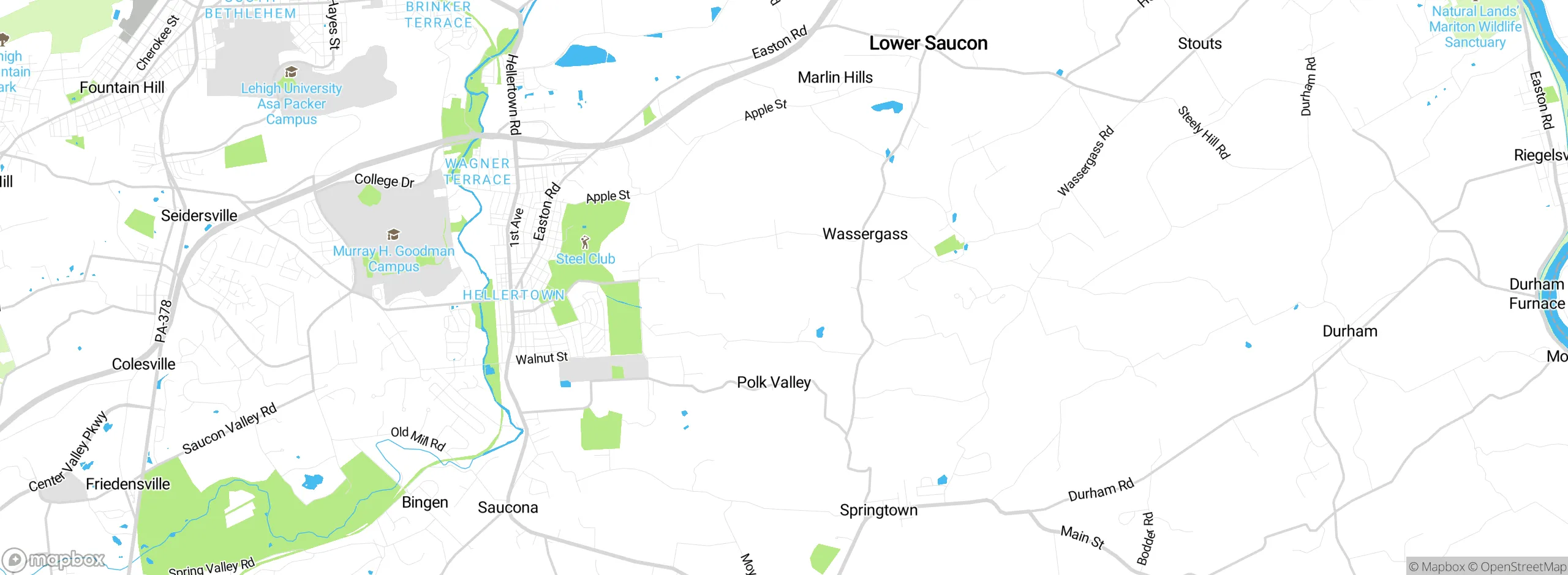 Map showing approximate location