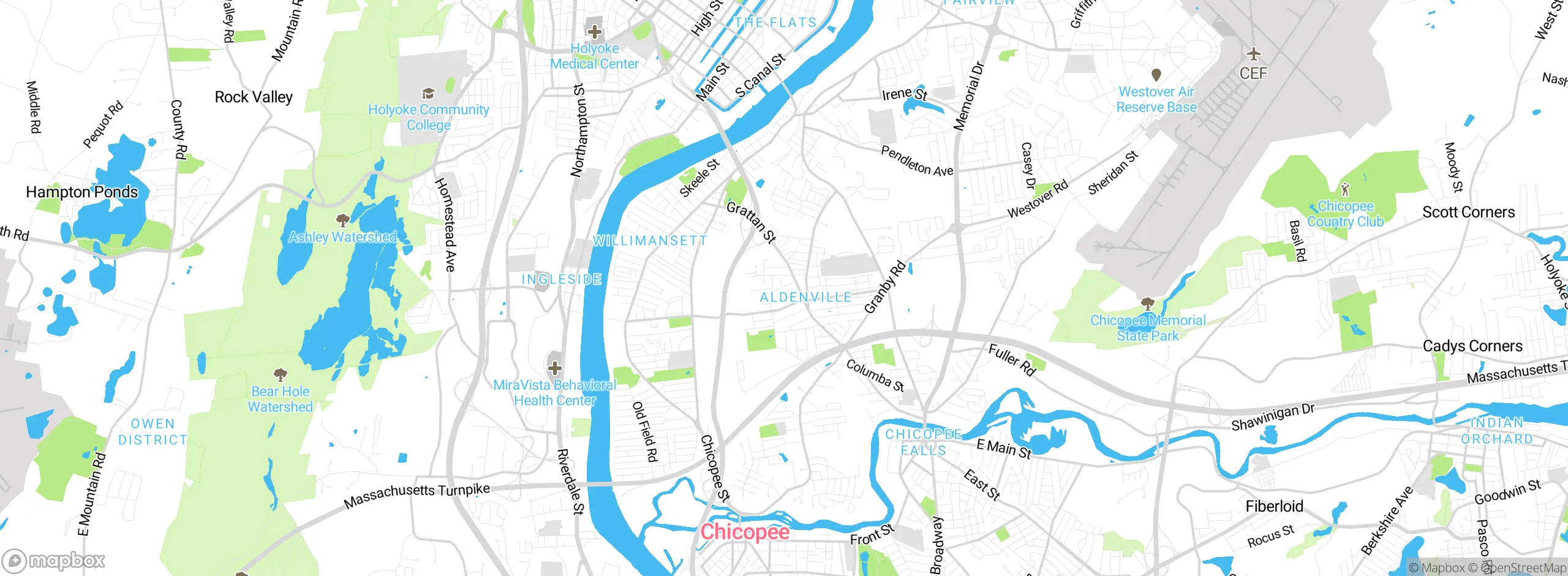 Map showing approximate location