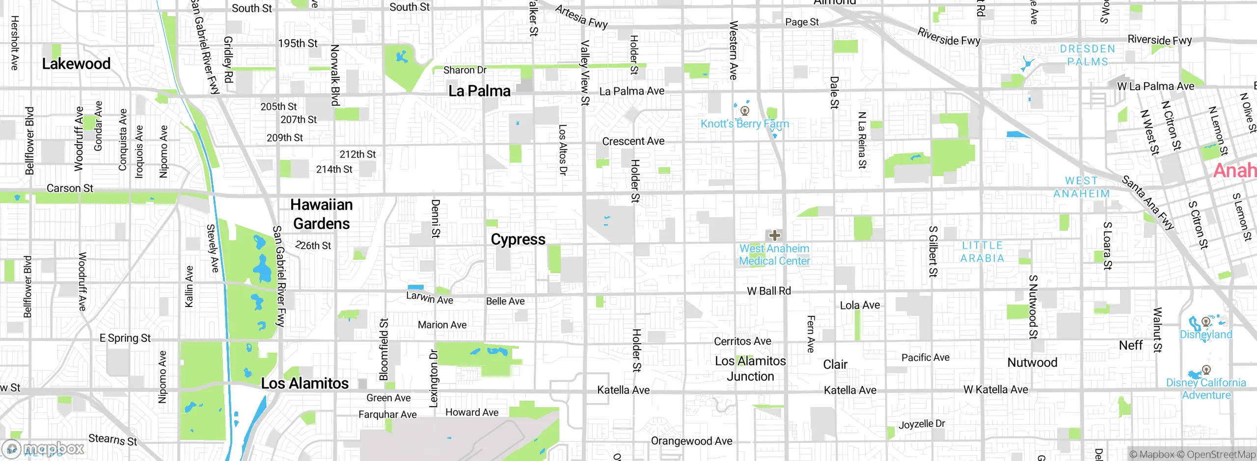 Map showing approximate location