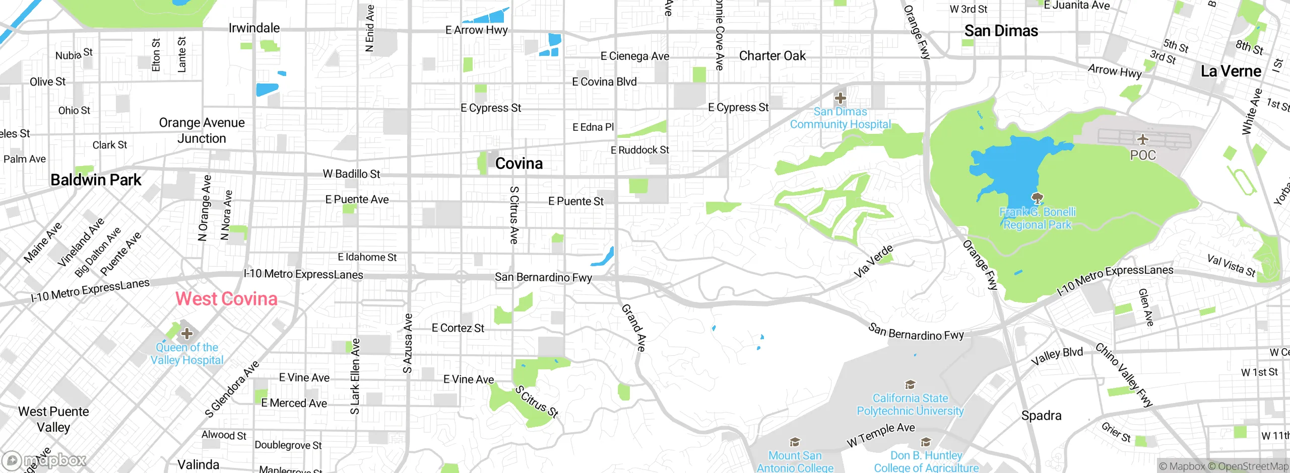Map showing approximate location