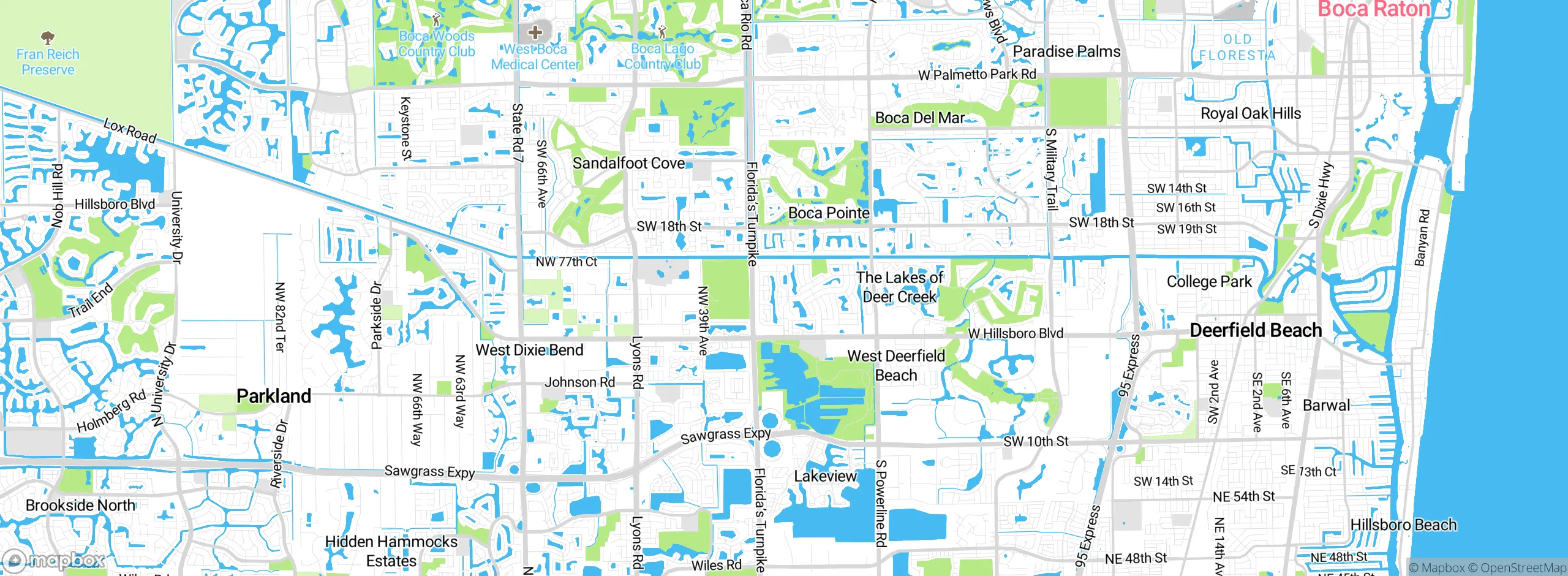 Map showing approximate location