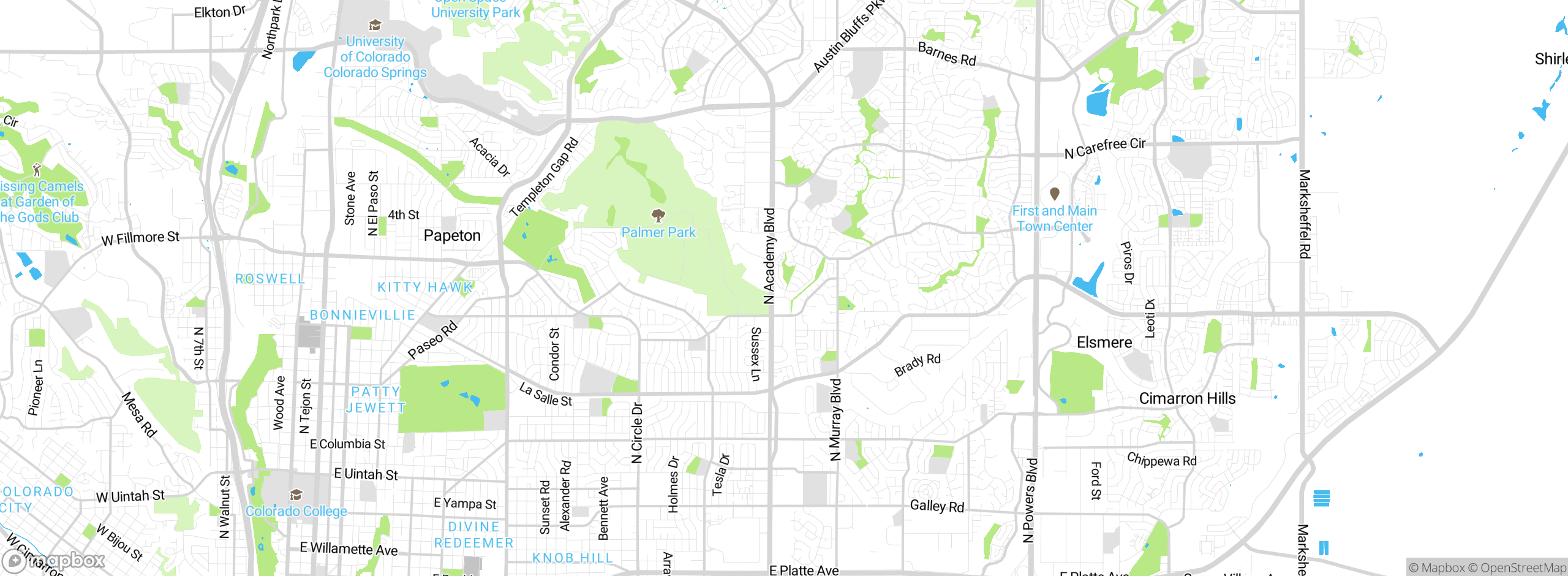 Map showing approximate location