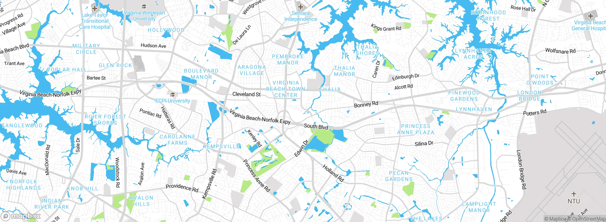 Map showing approximate location