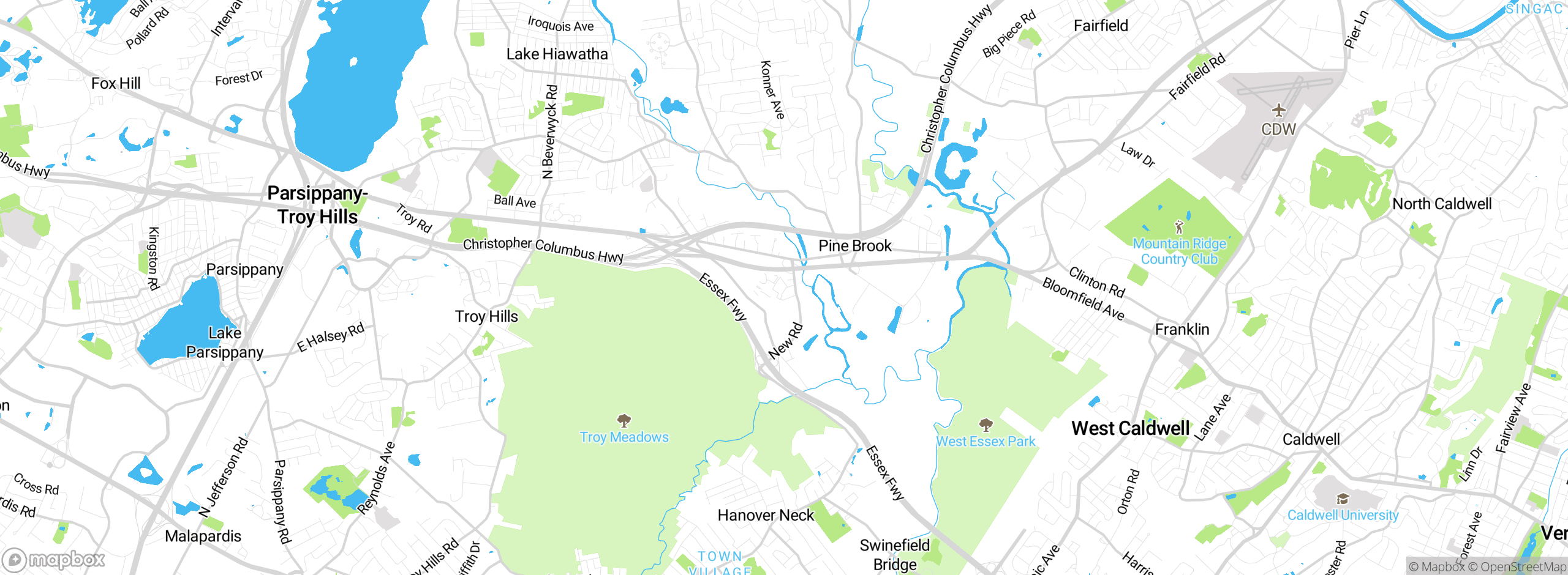 Map showing approximate location