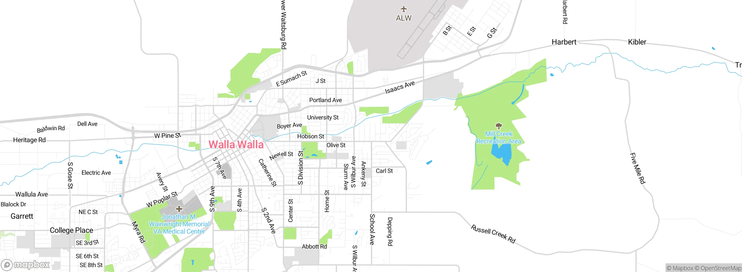 Map showing approximate location