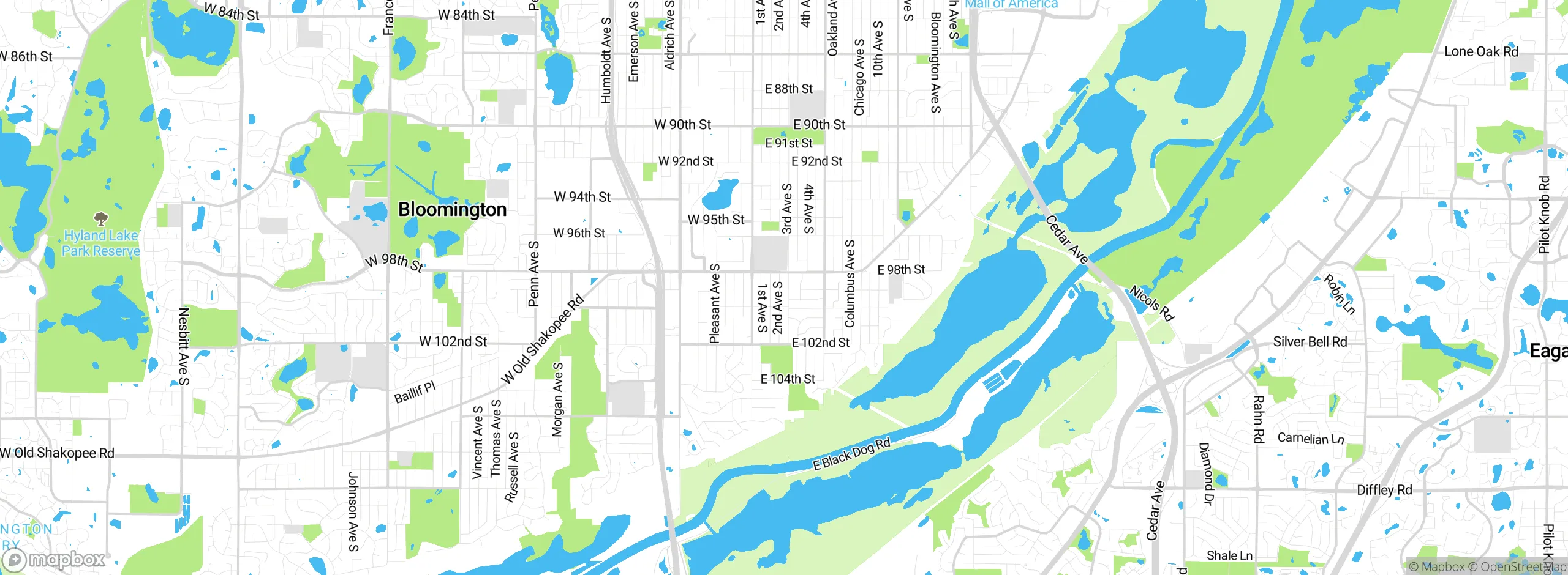 Map showing approximate location