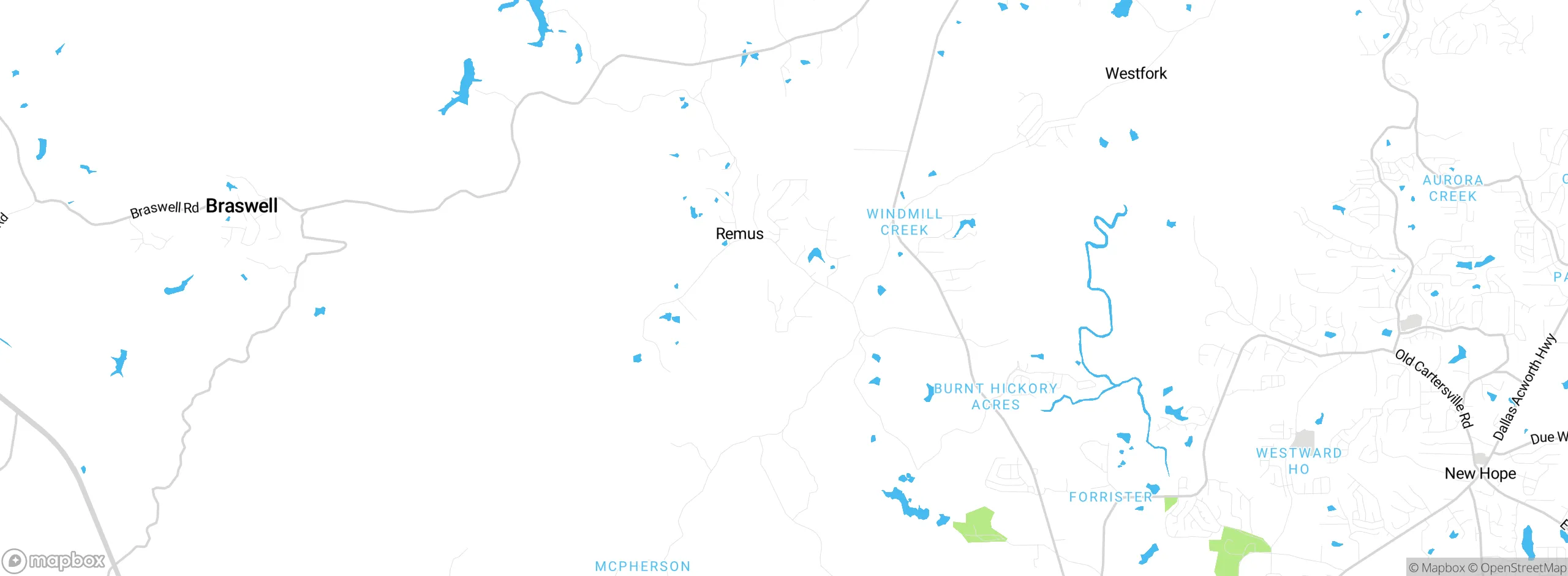 Map showing approximate location
