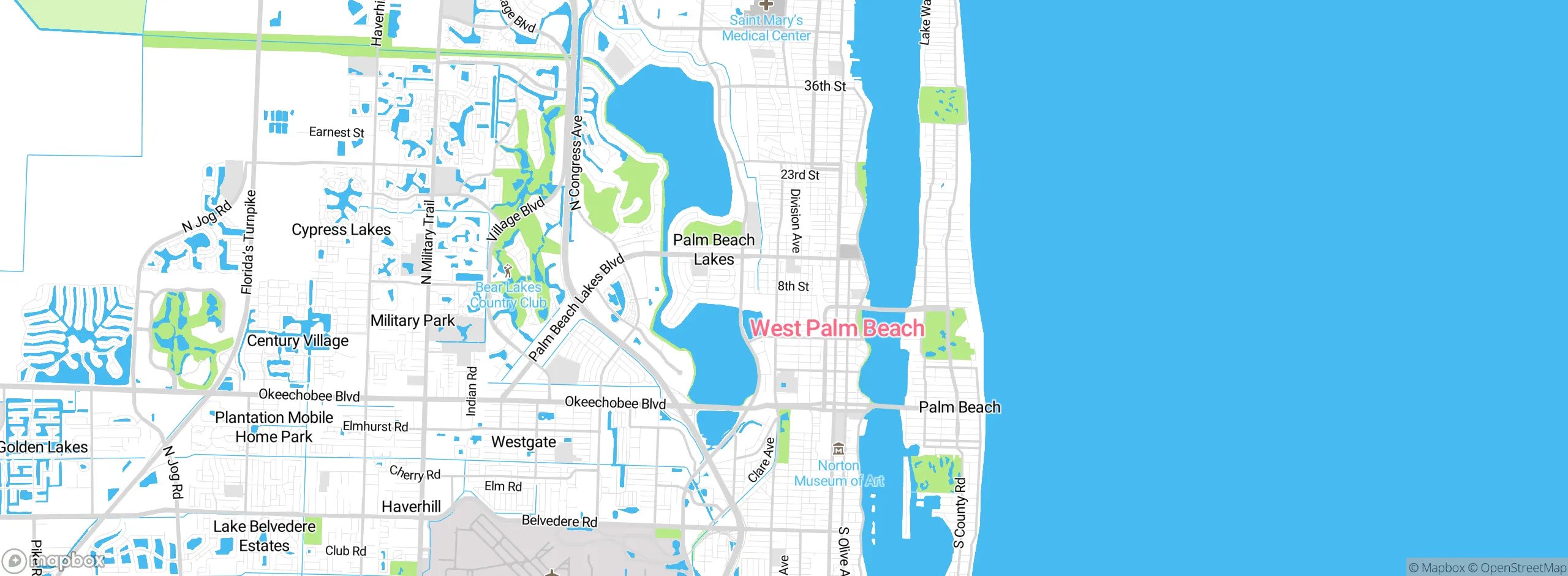 Map showing approximate location