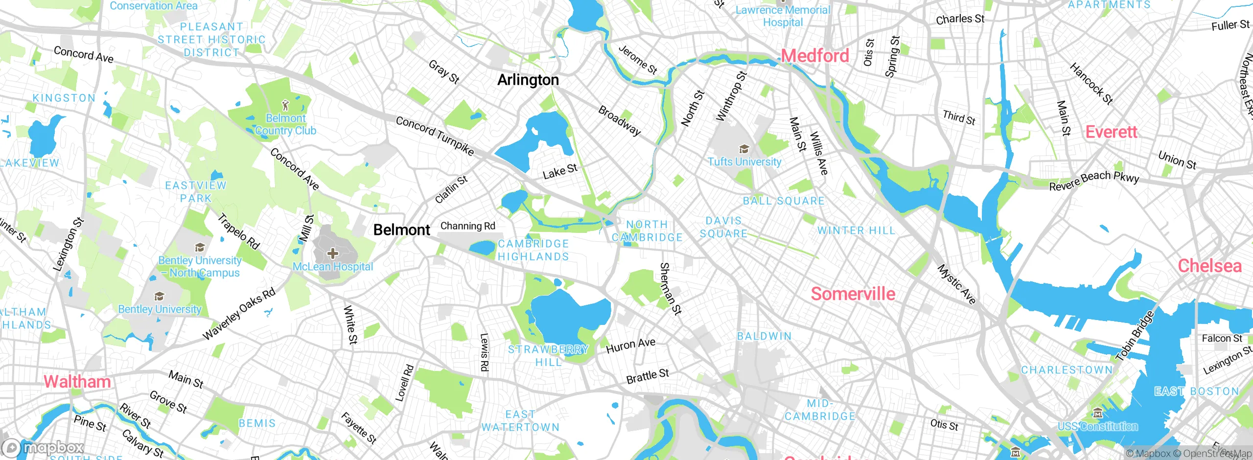 Map showing approximate location