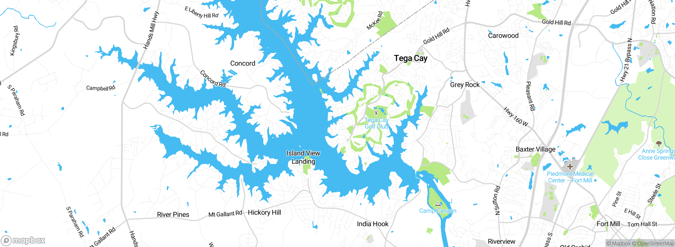 Map showing approximate location