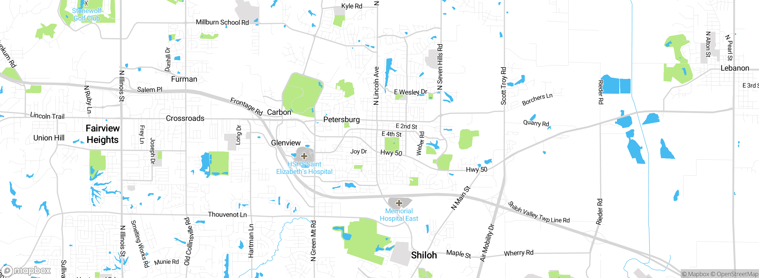 Map showing approximate location