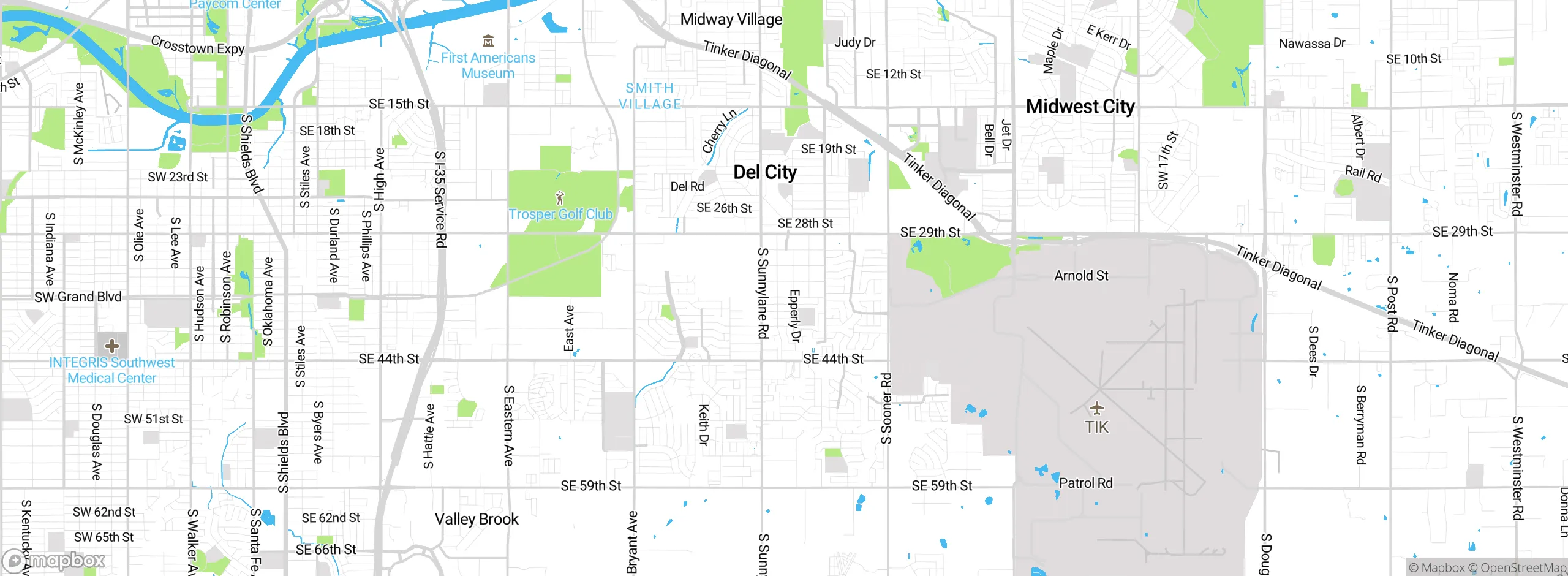 Map showing approximate location