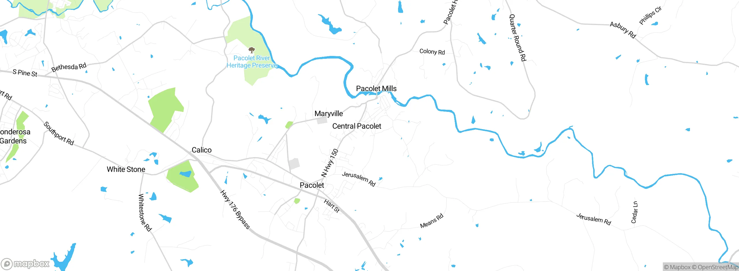 Map showing approximate location