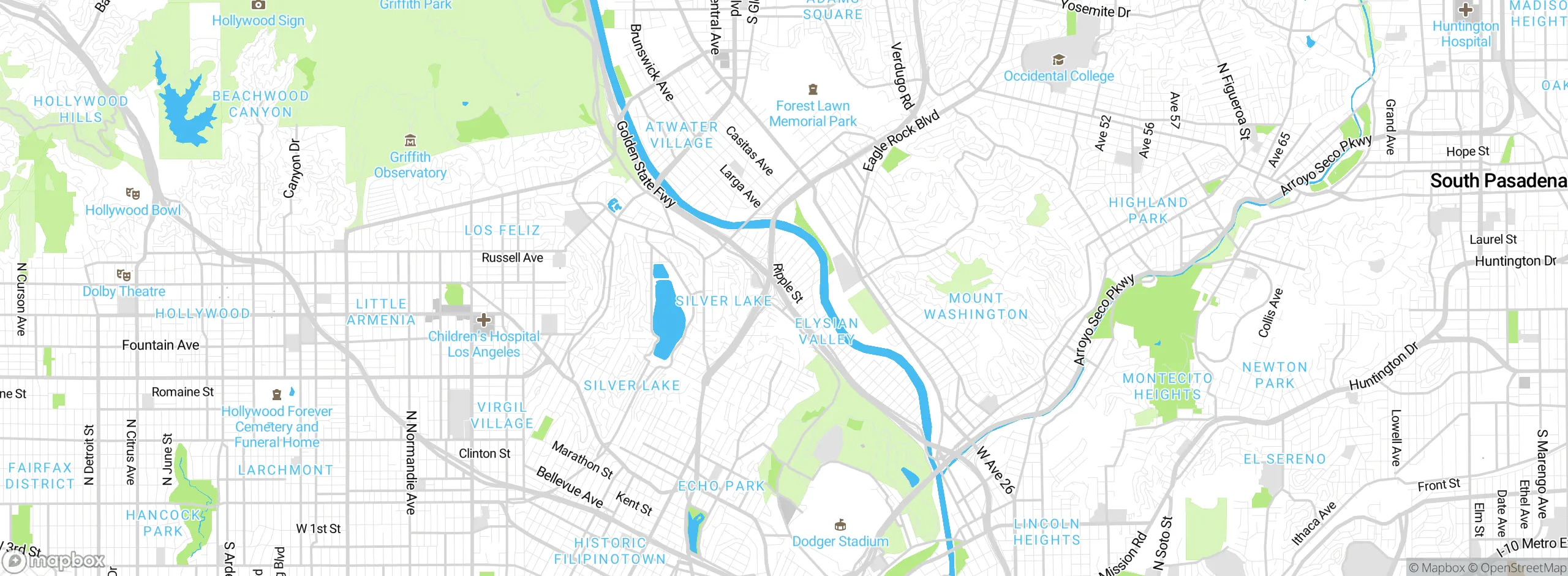 Map showing approximate location