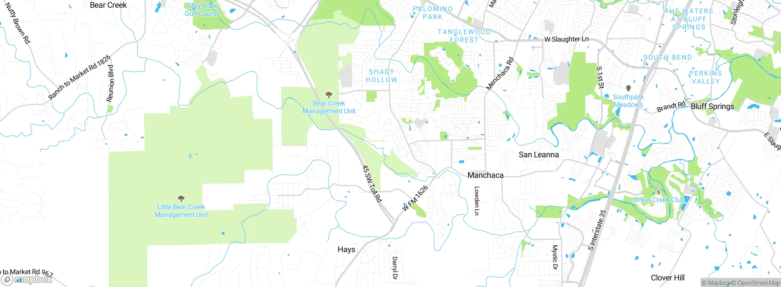 Map showing approximate location