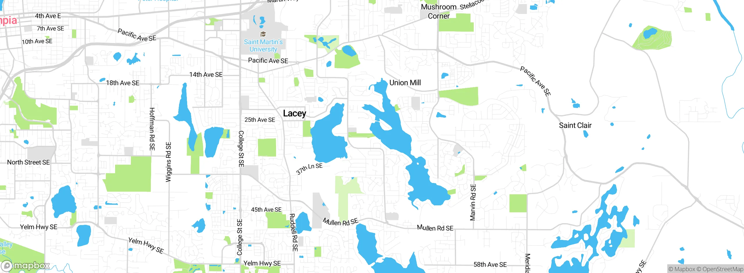 Map showing approximate location