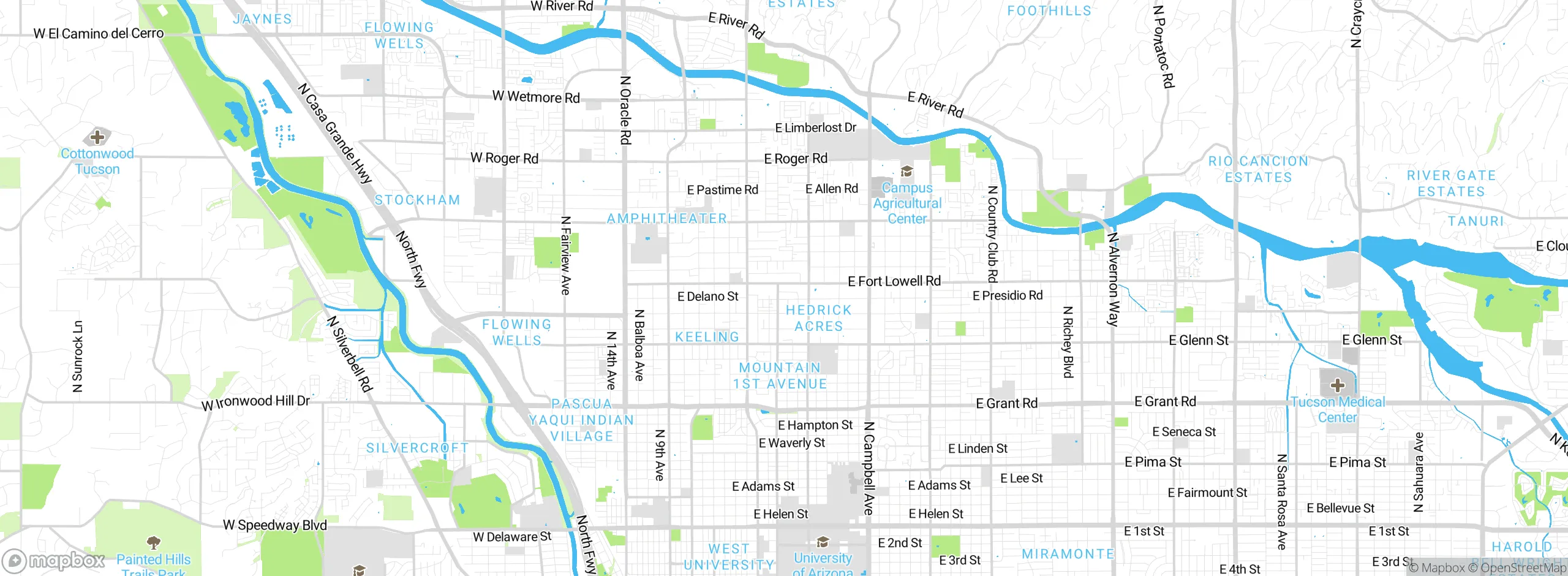 Map showing approximate location