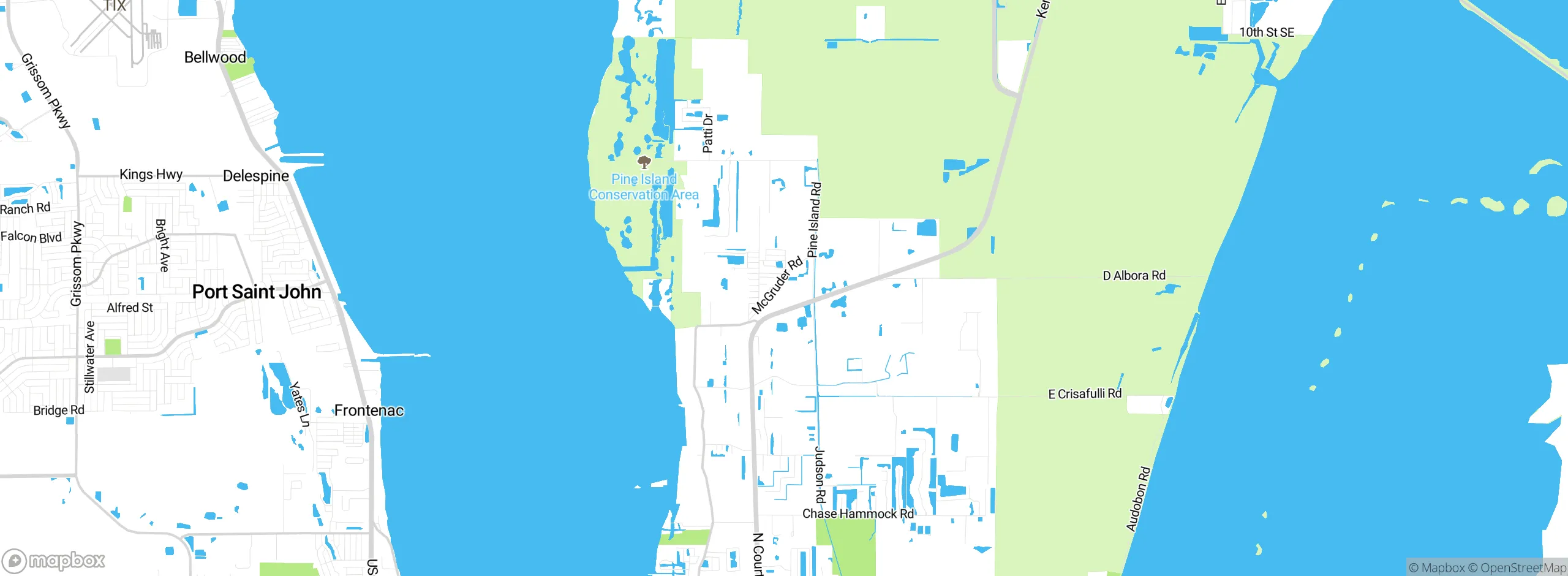 Map showing approximate location