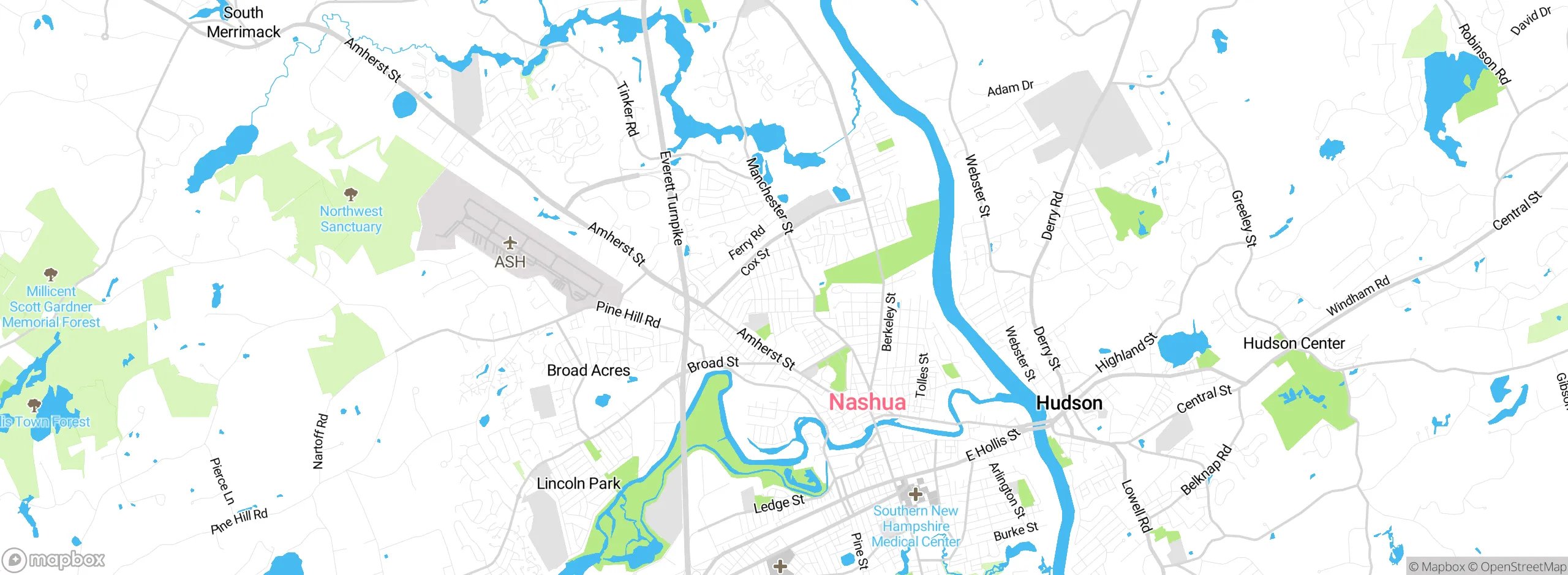 Map showing approximate location