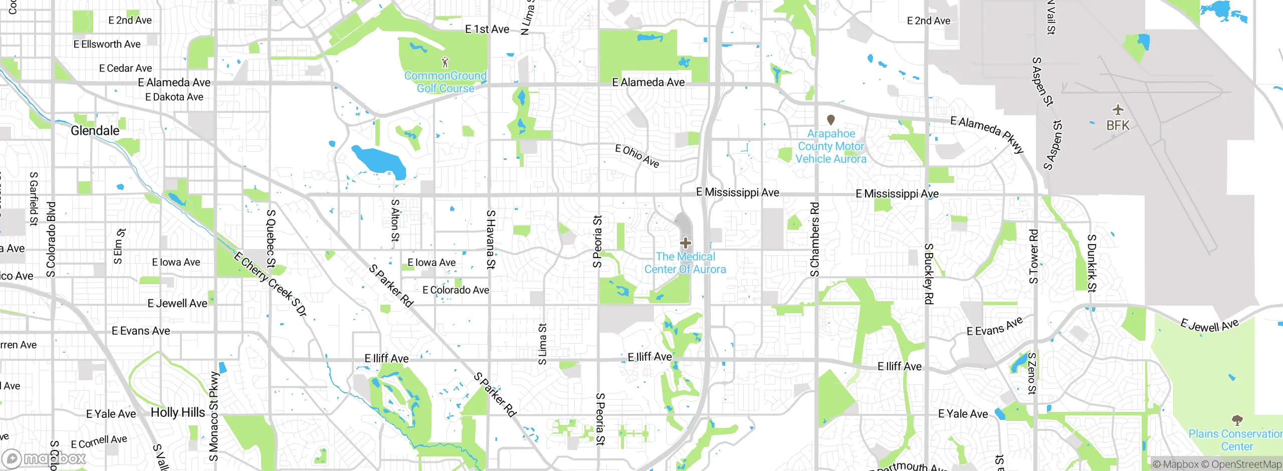 Map showing approximate location