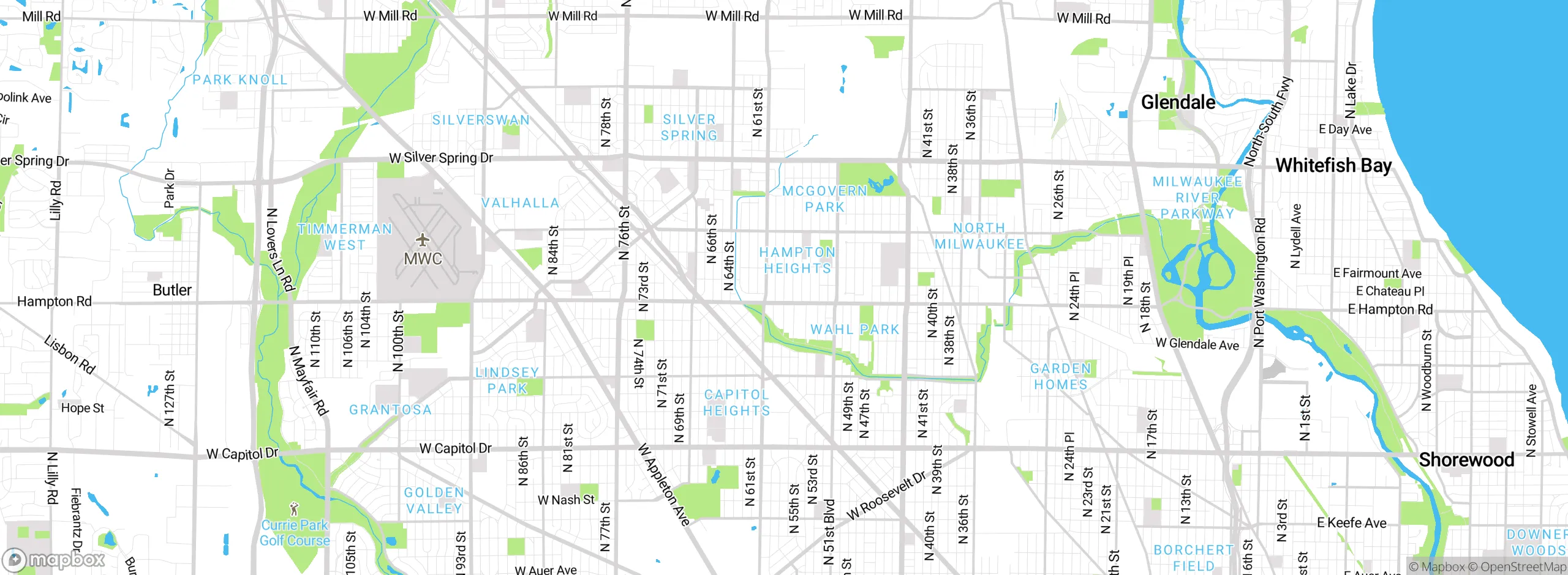 Map showing approximate location