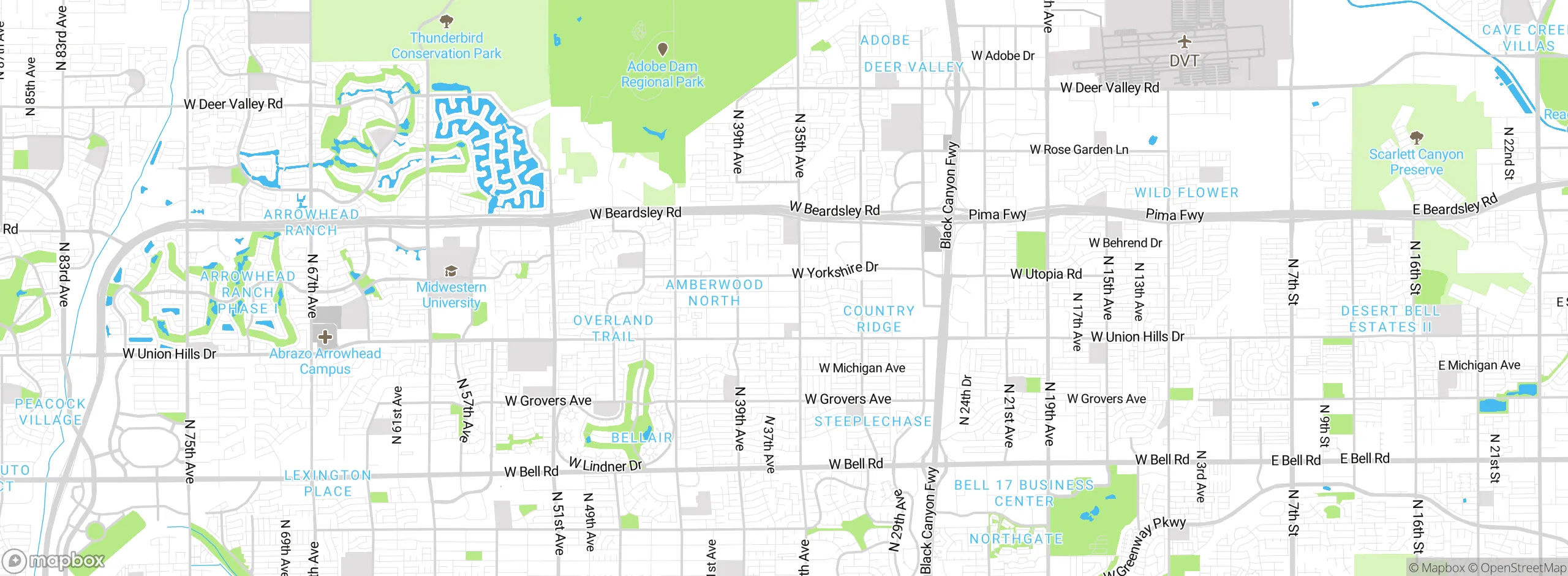 Map showing approximate location