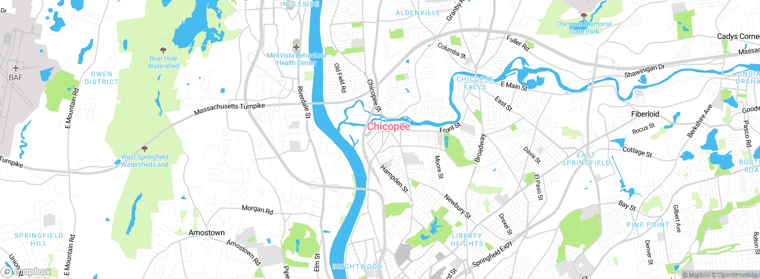 Map showing approximate location