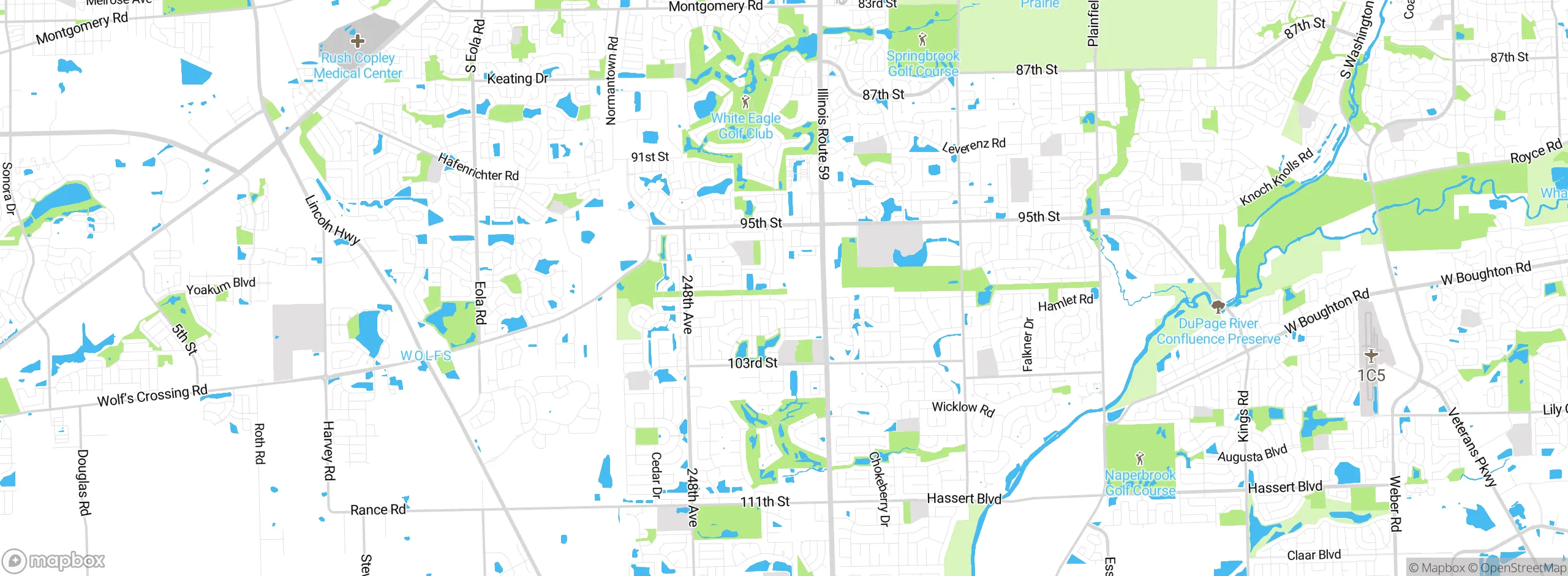 Map showing approximate location