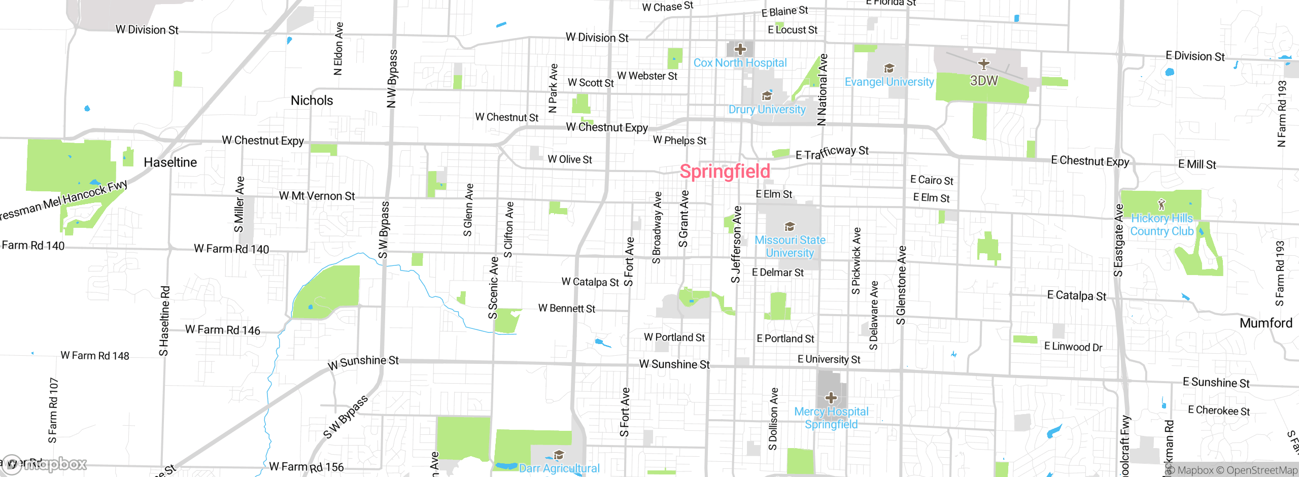 Map showing approximate location