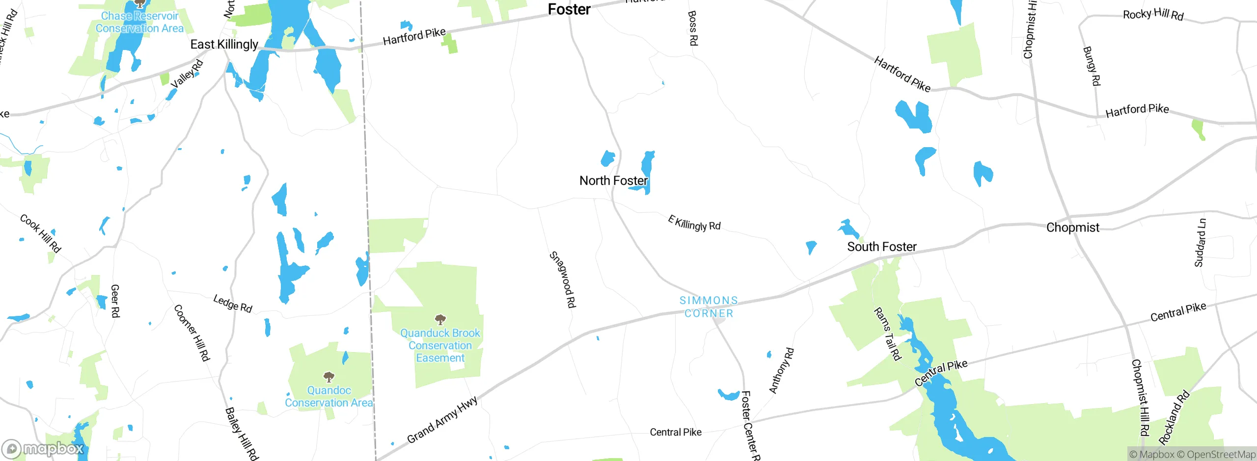 Map showing approximate location