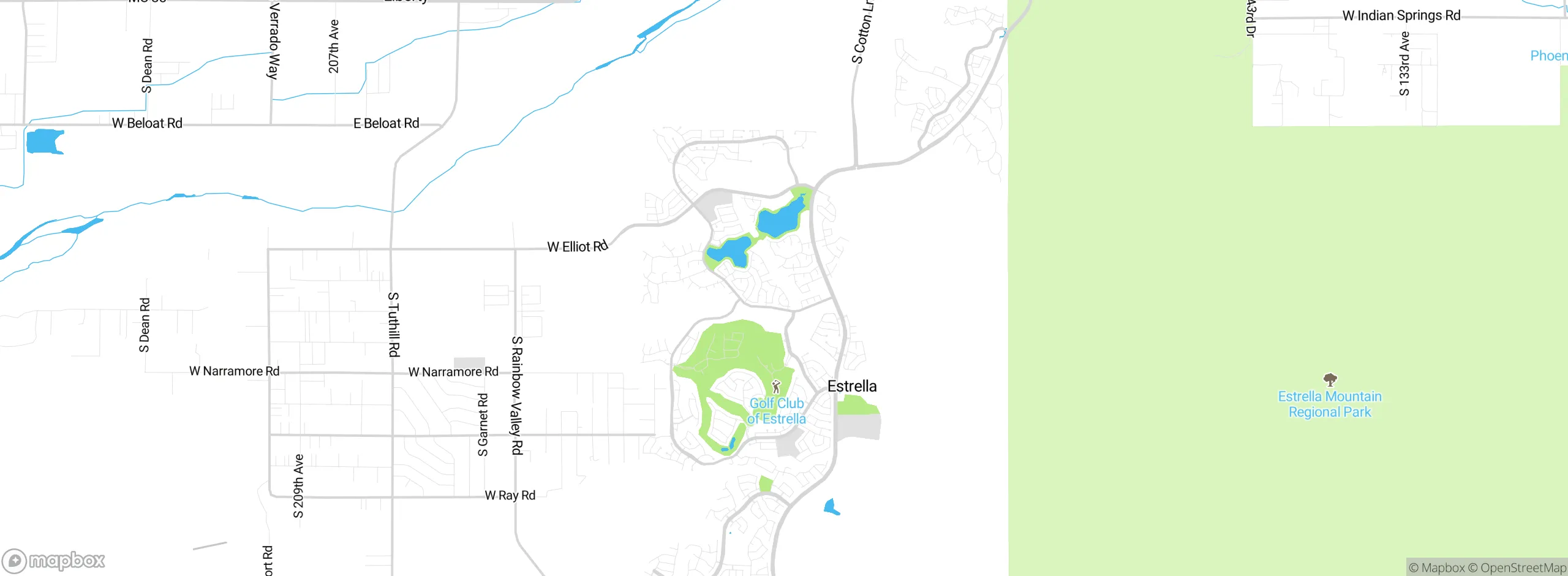 Map showing approximate location