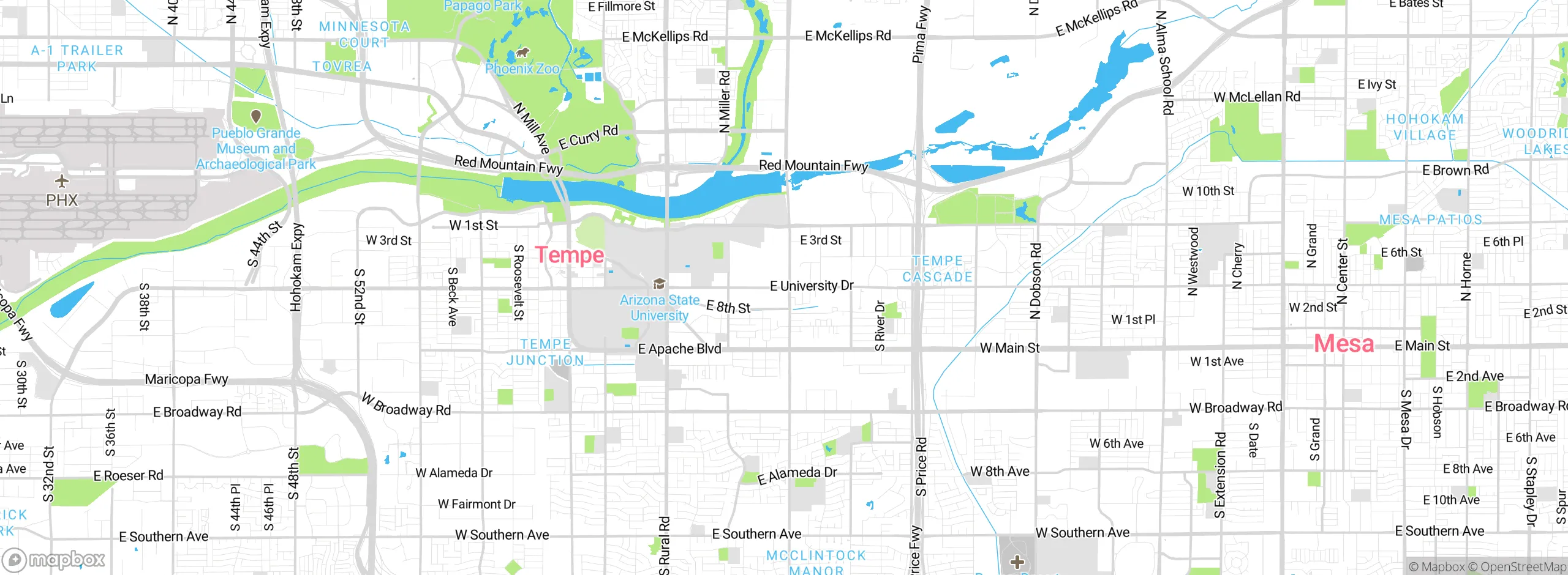 Map showing approximate location