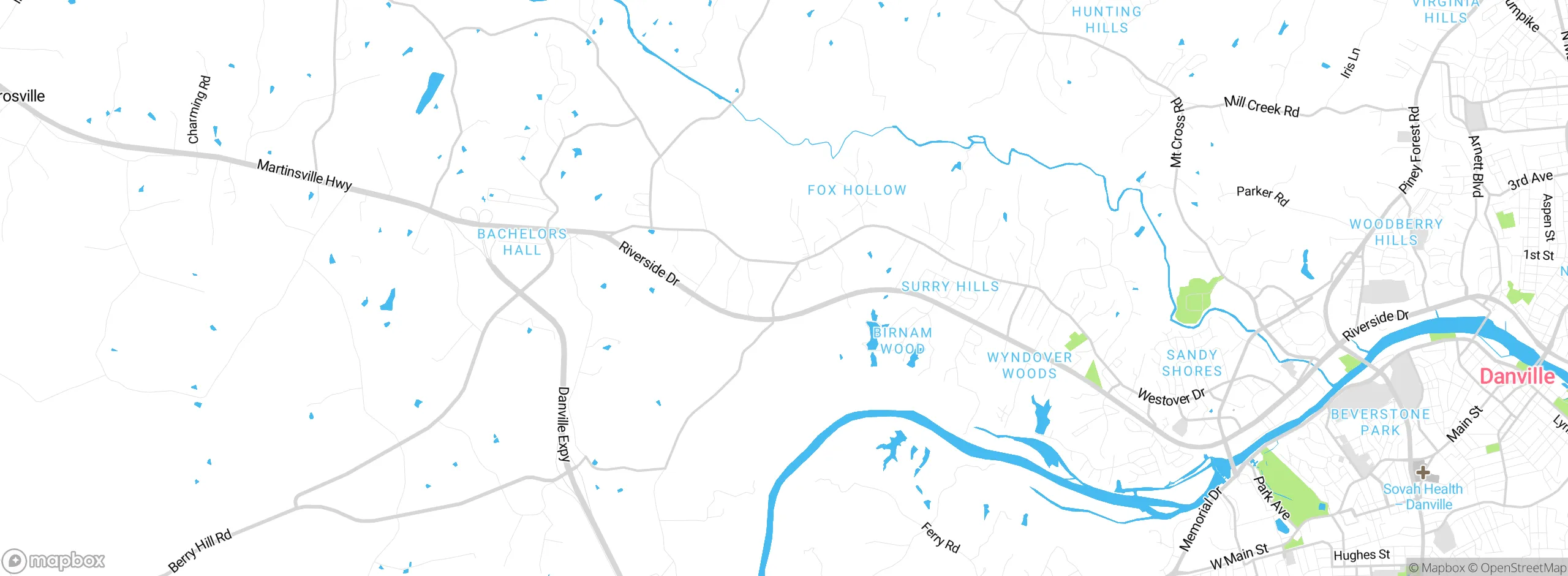 Map showing approximate location